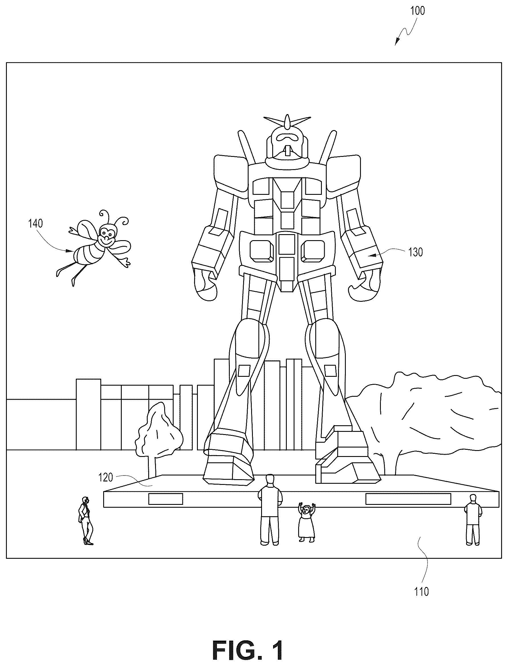 Patent US12120423 Figure 1 – Augmented reality display with frame modulation functionality