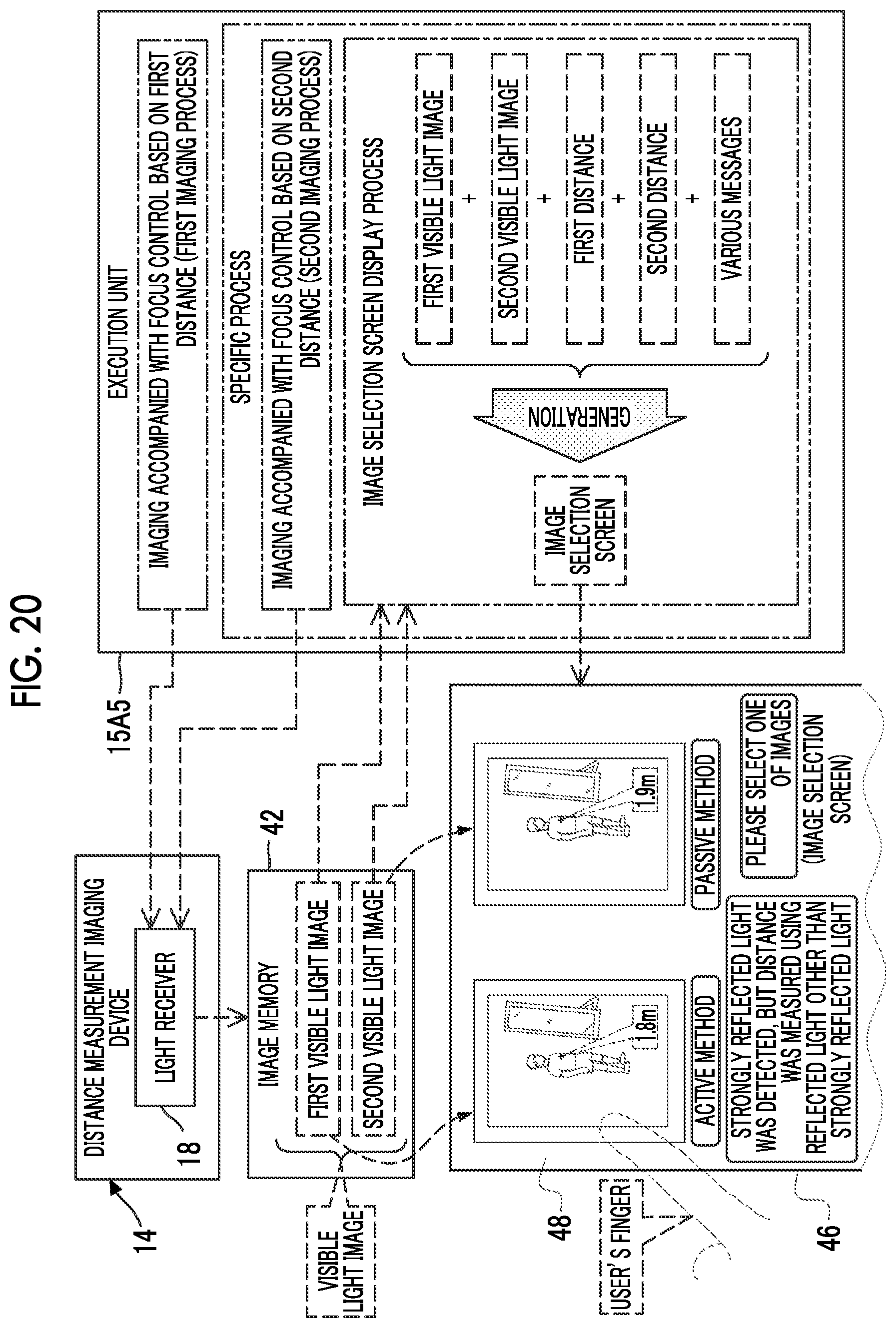 Patent US12120425 Figure 20 – Information processing device, imaging device, information processing method, and program