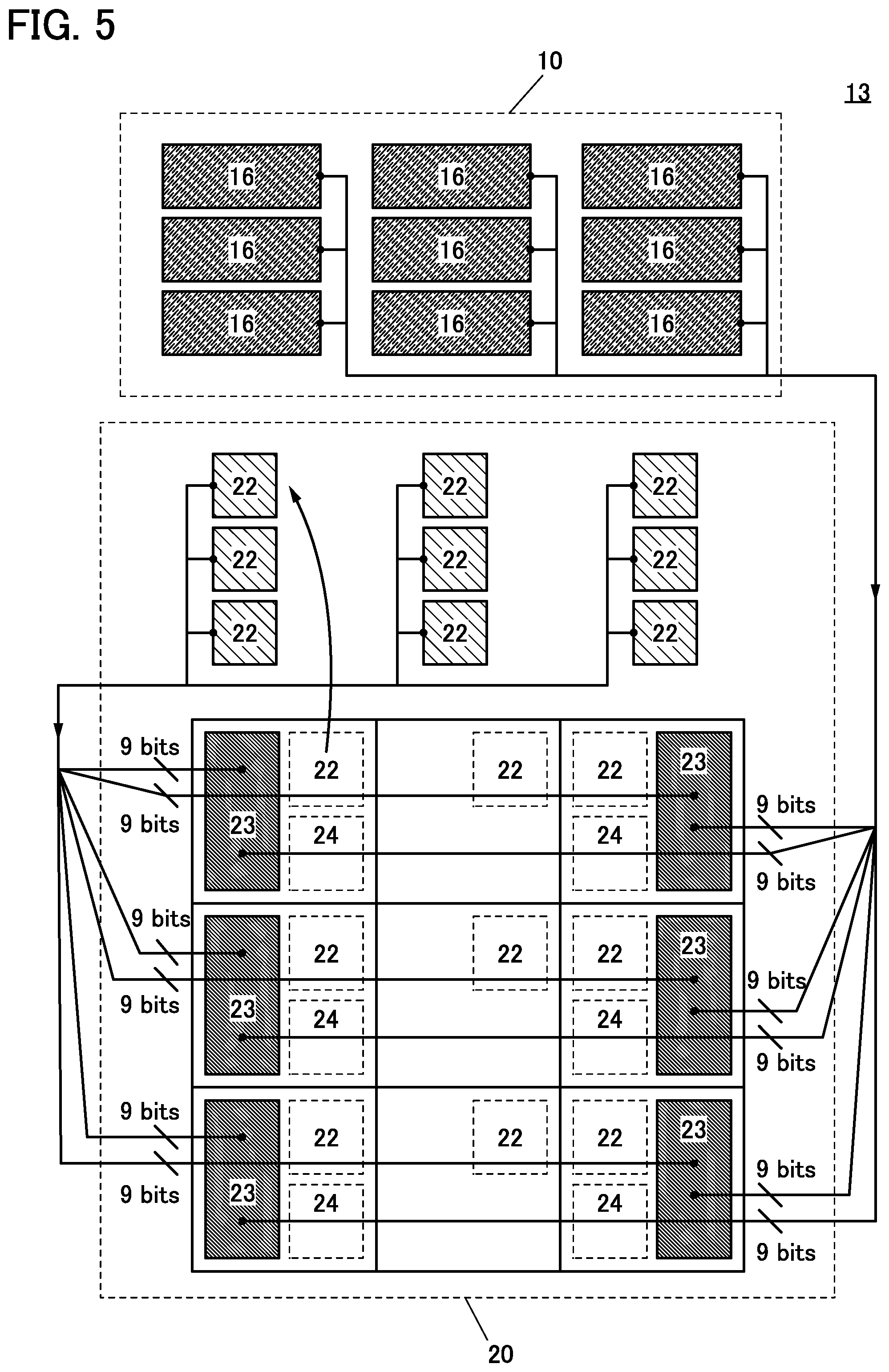 Patent US12120446 Figure 5 – Imaging device and electronic device