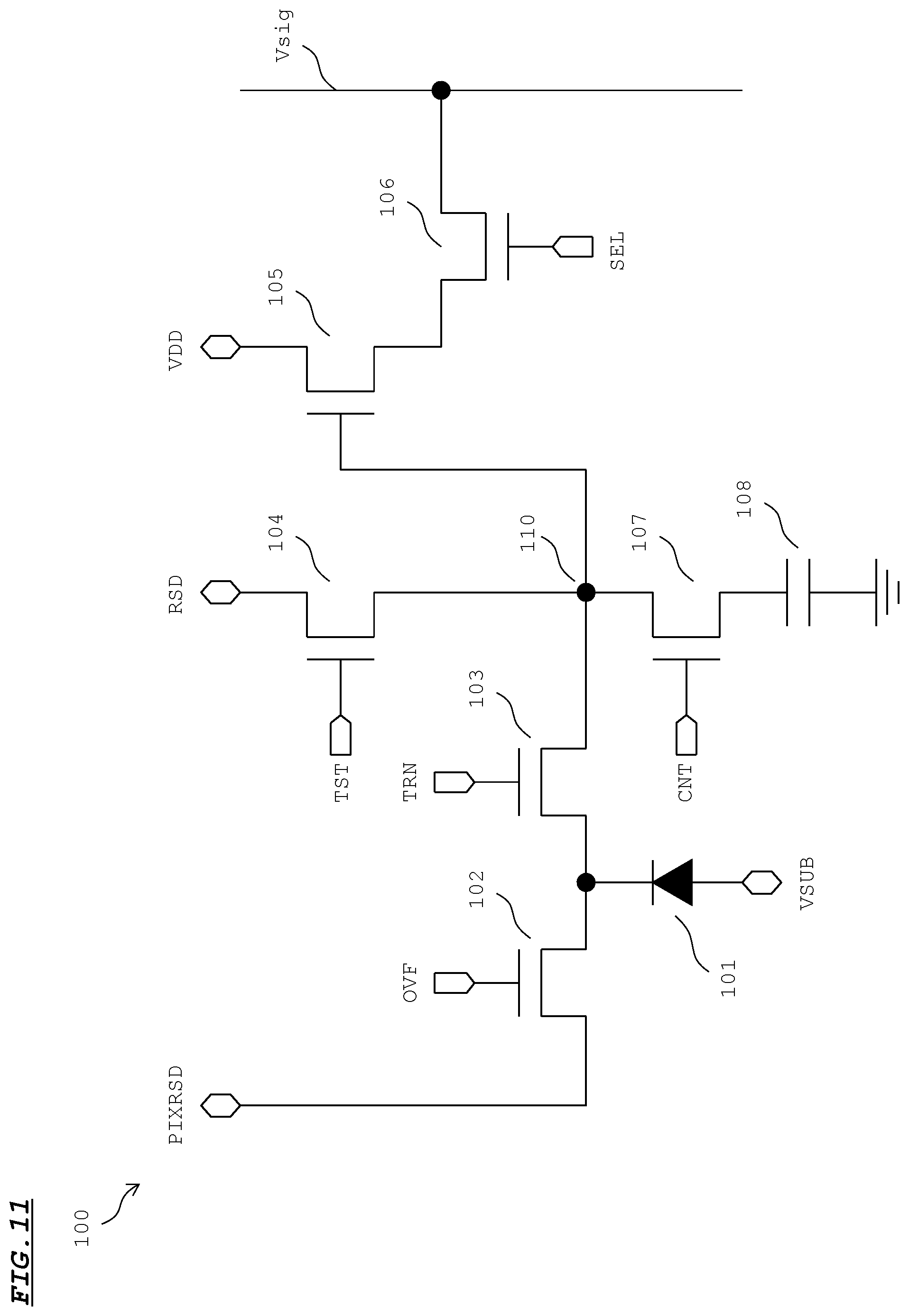 Patent US12120448 Figure 11 – Imaging device