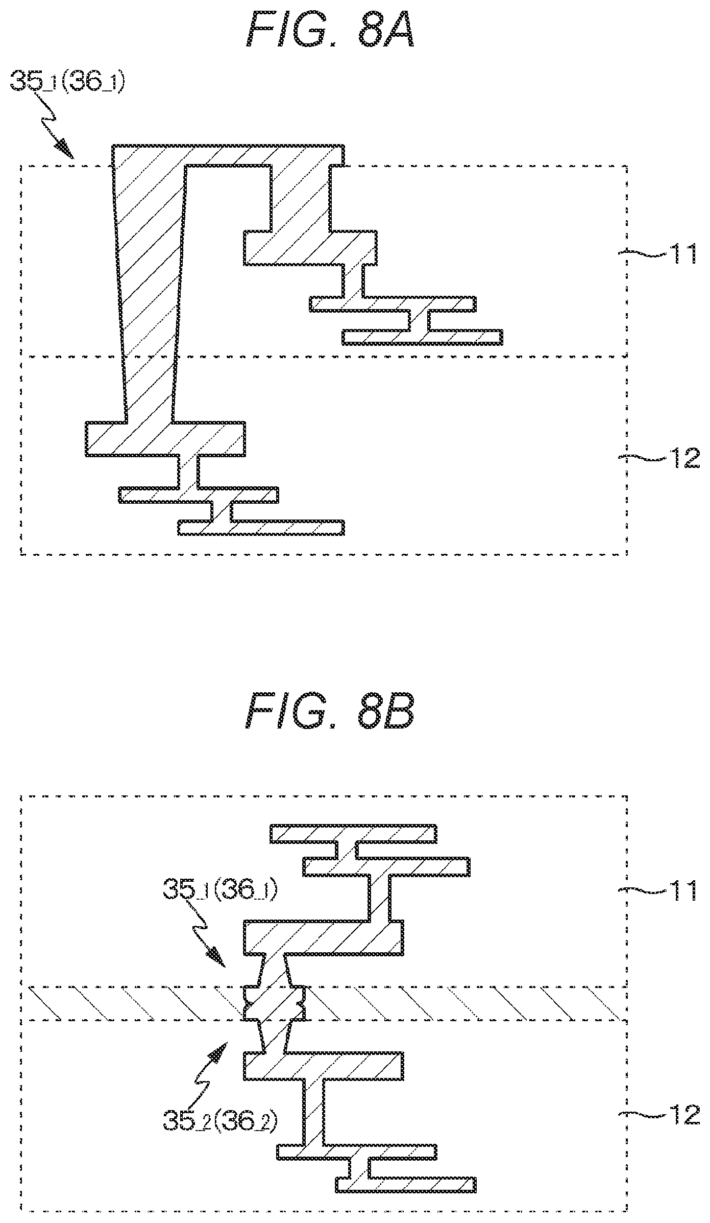 Patent US12120449 Figure 8 – Image capturing device and electronic apparatus with stacked chip structure