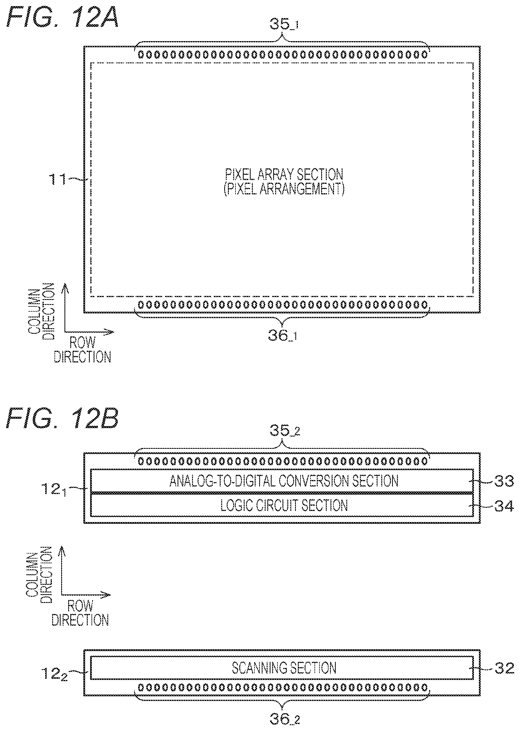 Patent US12120449 Figure 12 – Image capturing device and electronic apparatus with stacked chip structure