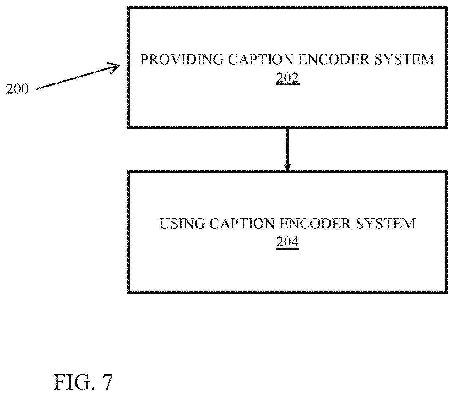 Patent US12120454 Figure 7 – Caption encoder system and method