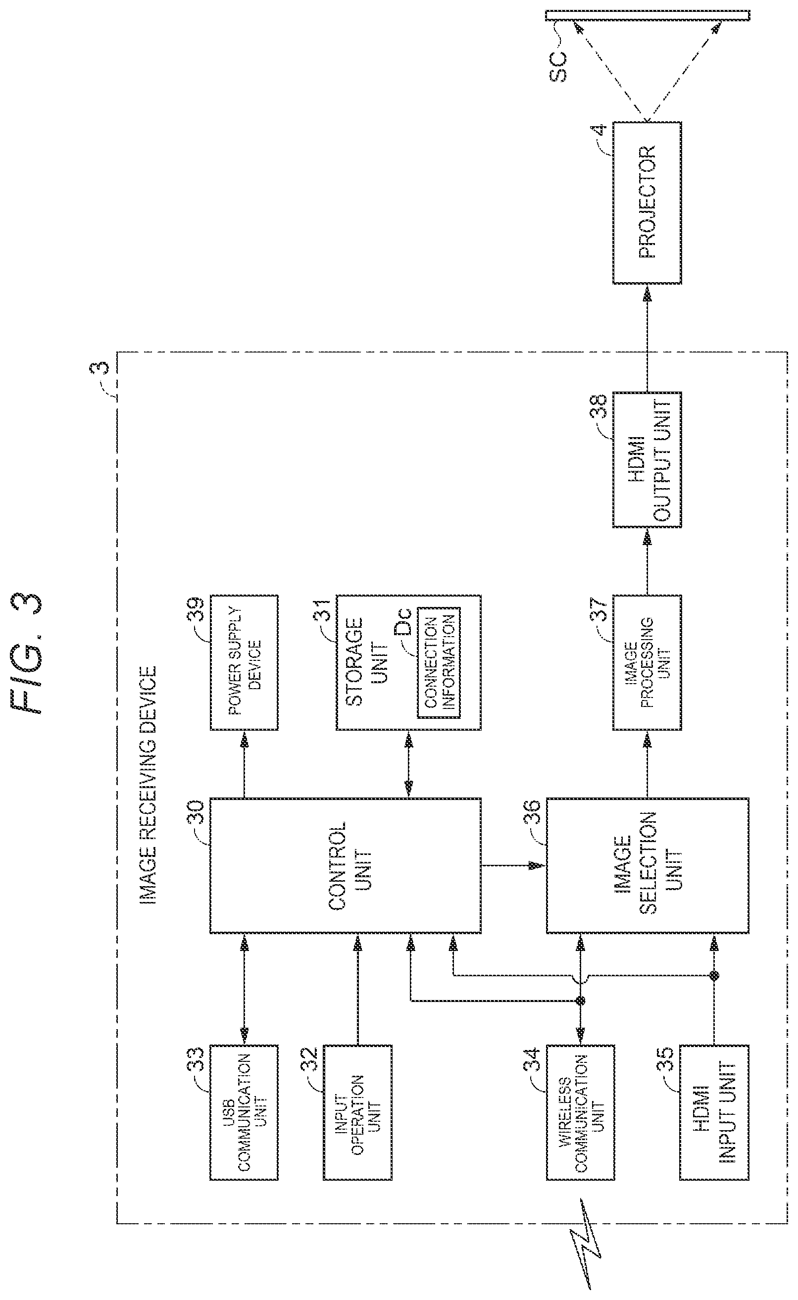 Patent US12120456 Figure 3 – Image transmission system, image receiving device, and control method for image receiving device