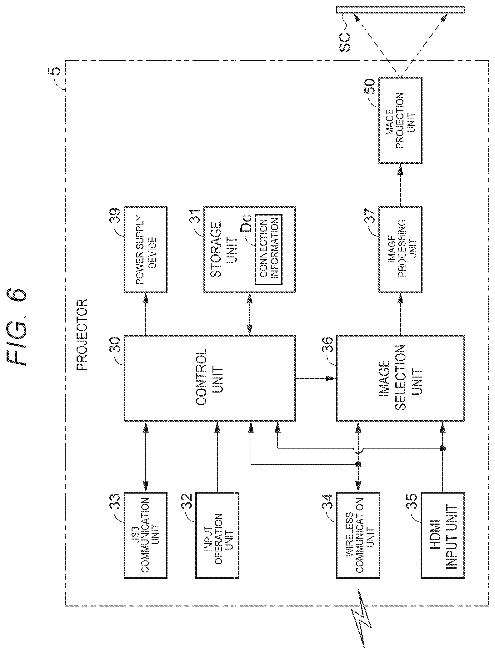 Patent US12120456 Figure 6 – Image transmission system, image receiving device, and control method for image receiving device