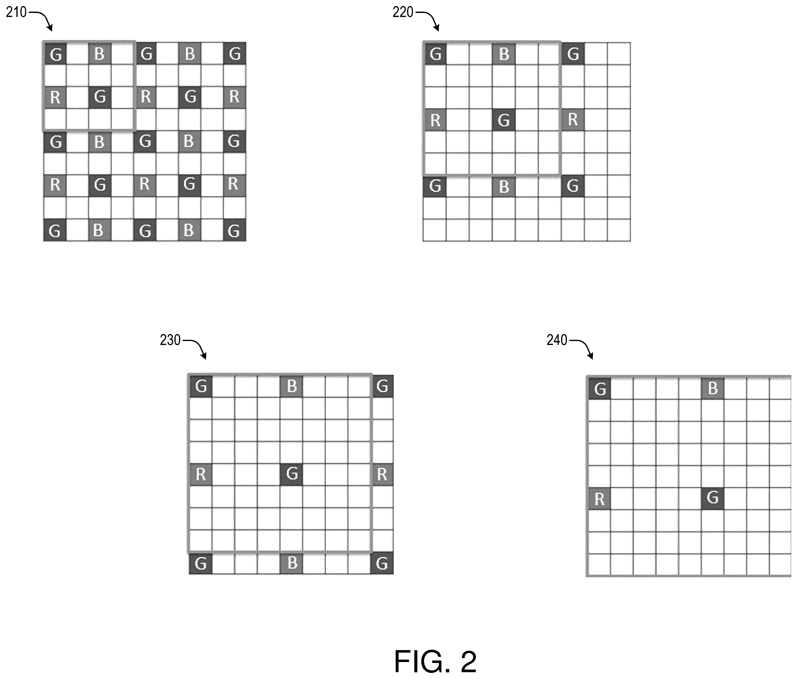 Patent US12120472 Figure 2 – High sensitivity color image generation using hybrid sensor