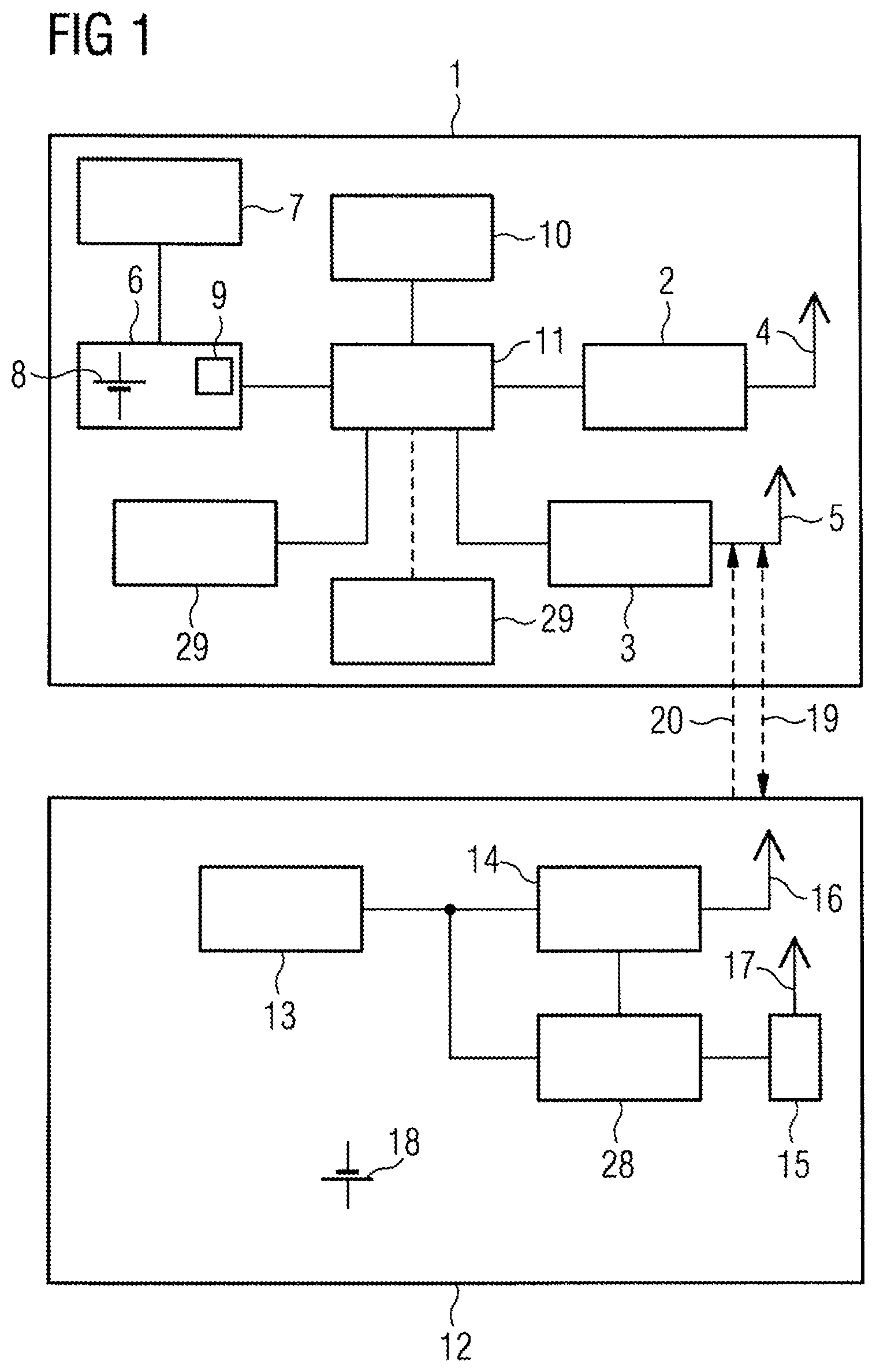 Patent US12120475 Figure 1 – Remote sensor and method for communication with a remote sensor