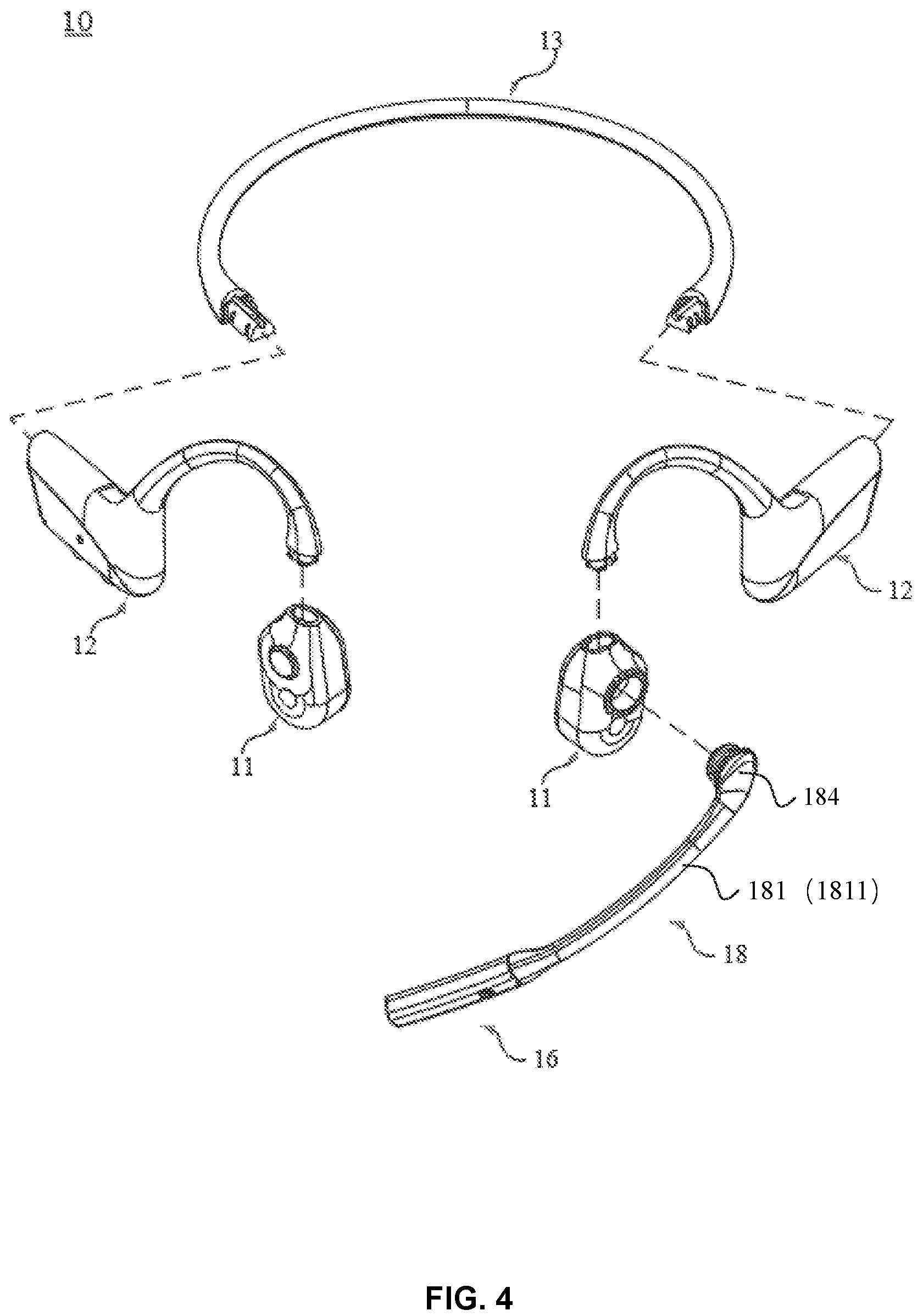 Patent US12120481 Figure 4 – Acoustic input and output apparatus