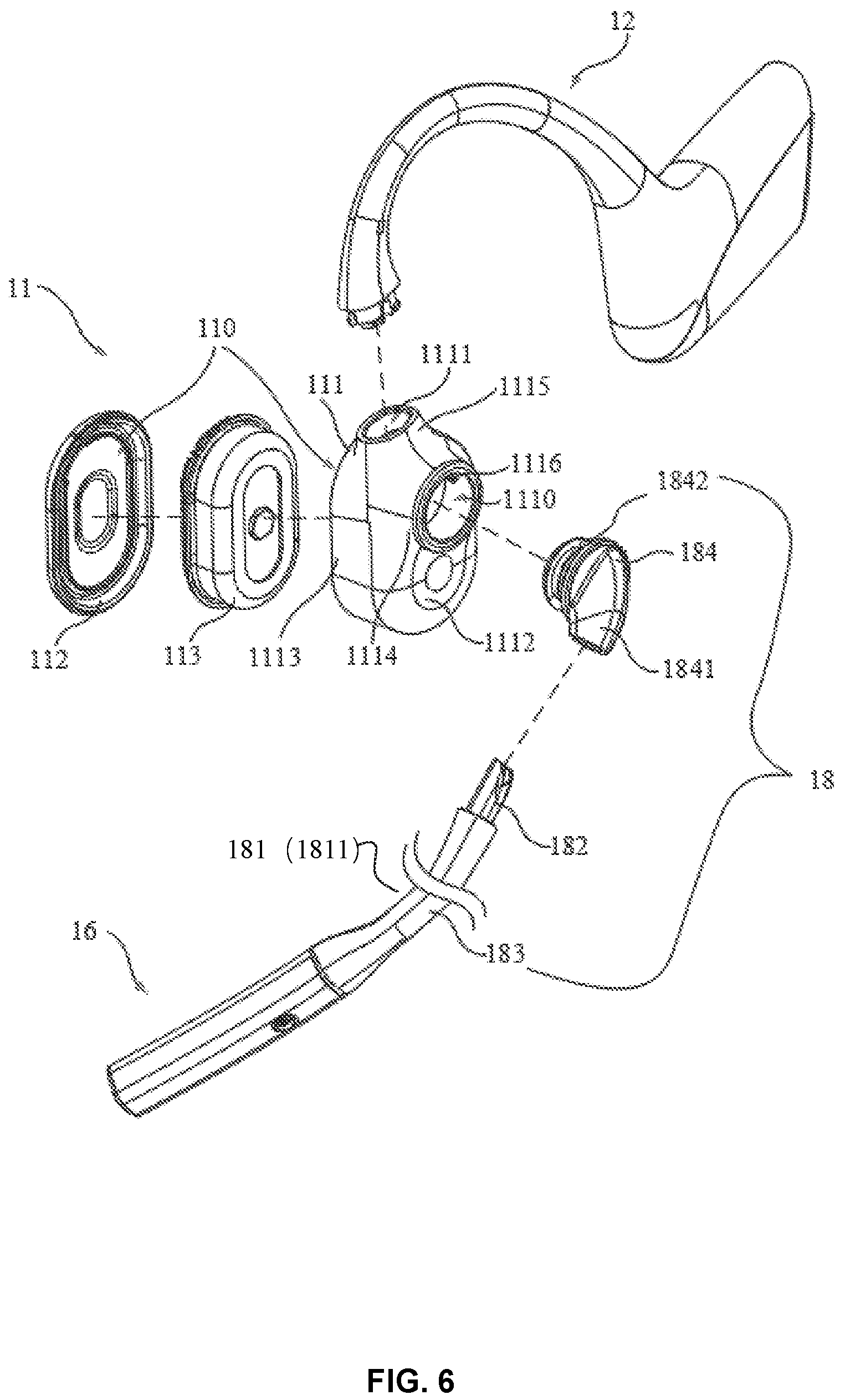 Patent US12120481 Figure 6 – Acoustic input and output apparatus
