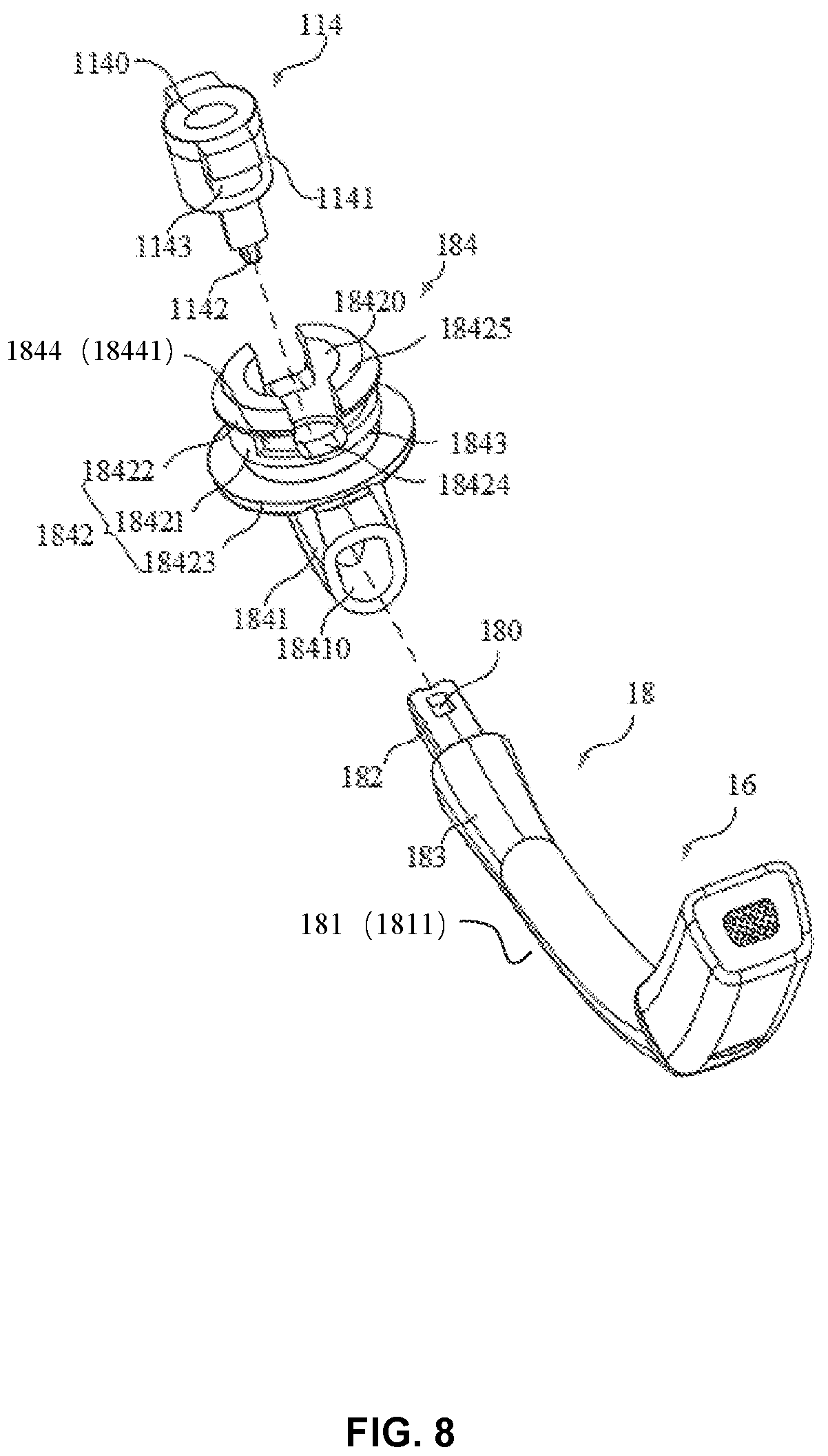 Patent US12120481 Figure 8 – Acoustic input and output apparatus