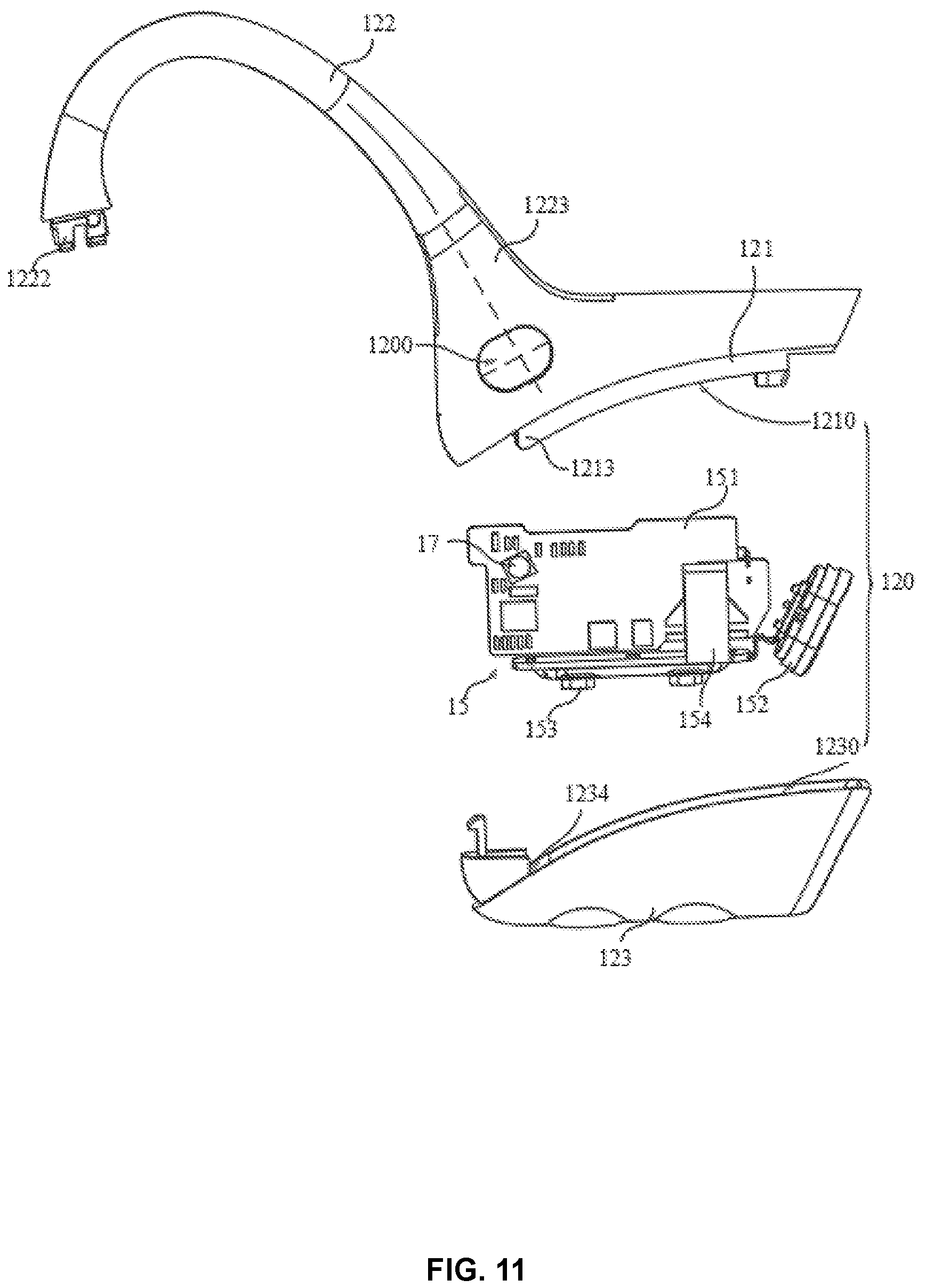 Patent US12120481 Figure 11 – Acoustic input and output apparatus