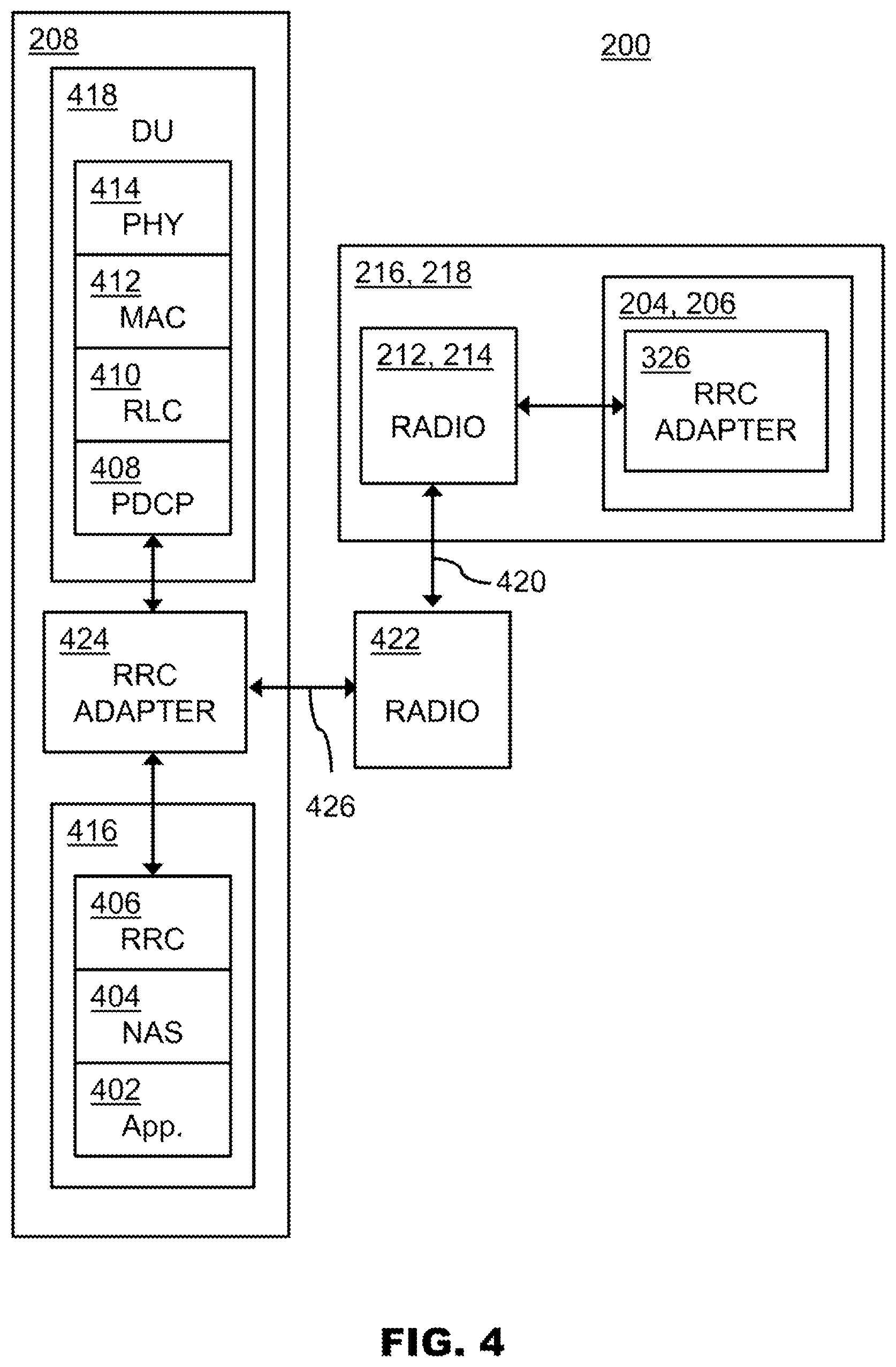 Patent US12120530 Figure 7 – Exploiting multi-radio dual connectivity (MR-DC) for robust tactical 5G