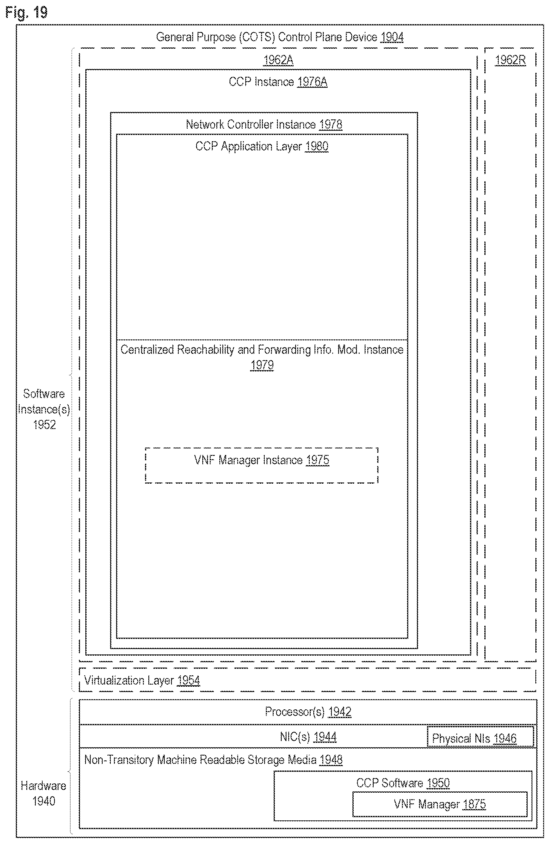 Patent US12120557 Figure 15 – Service delivery to a roaming user equipment using a software-defined networking (SDN) controller