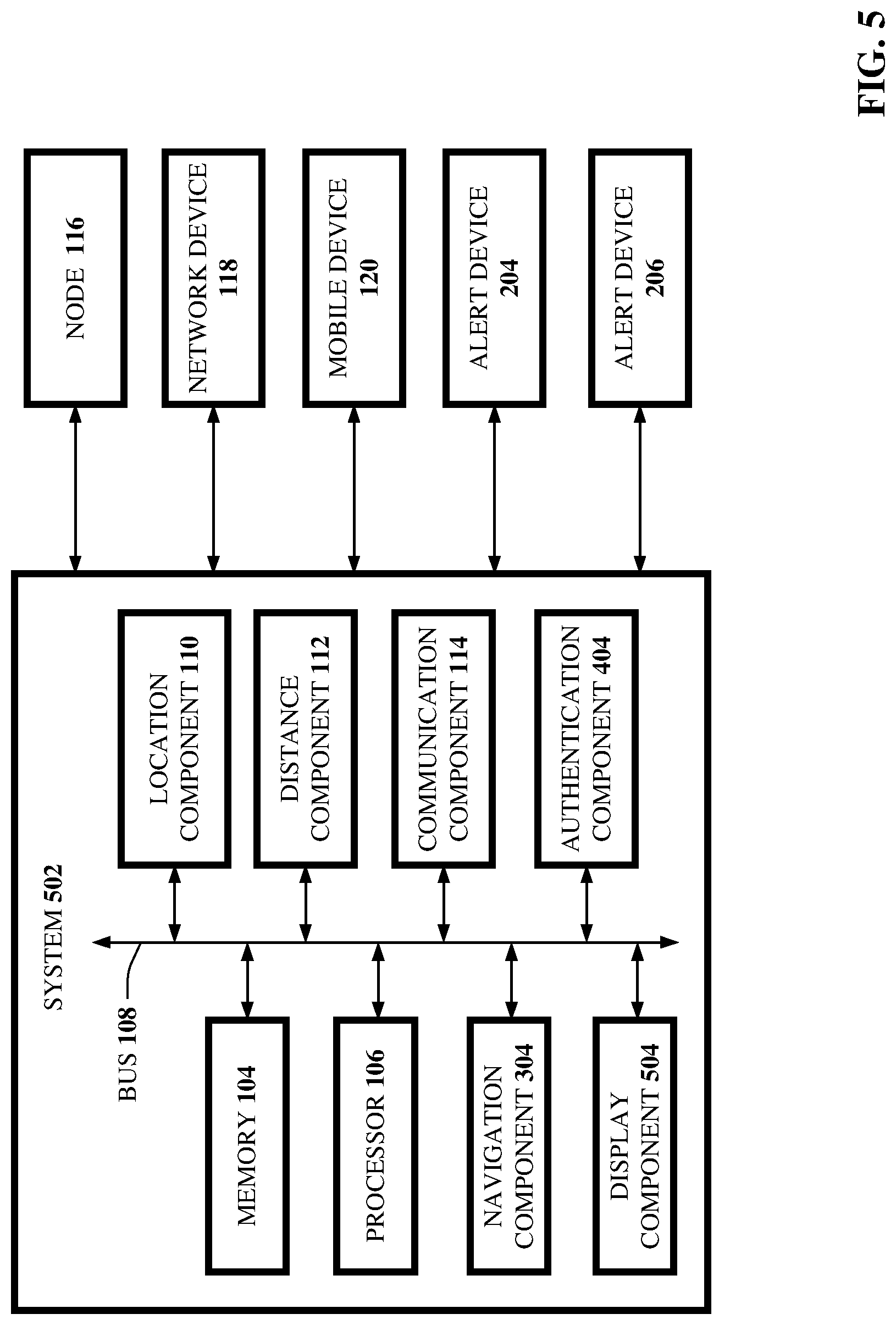 Patent US12120577 Figure 5 – Location-based communication using wireless device