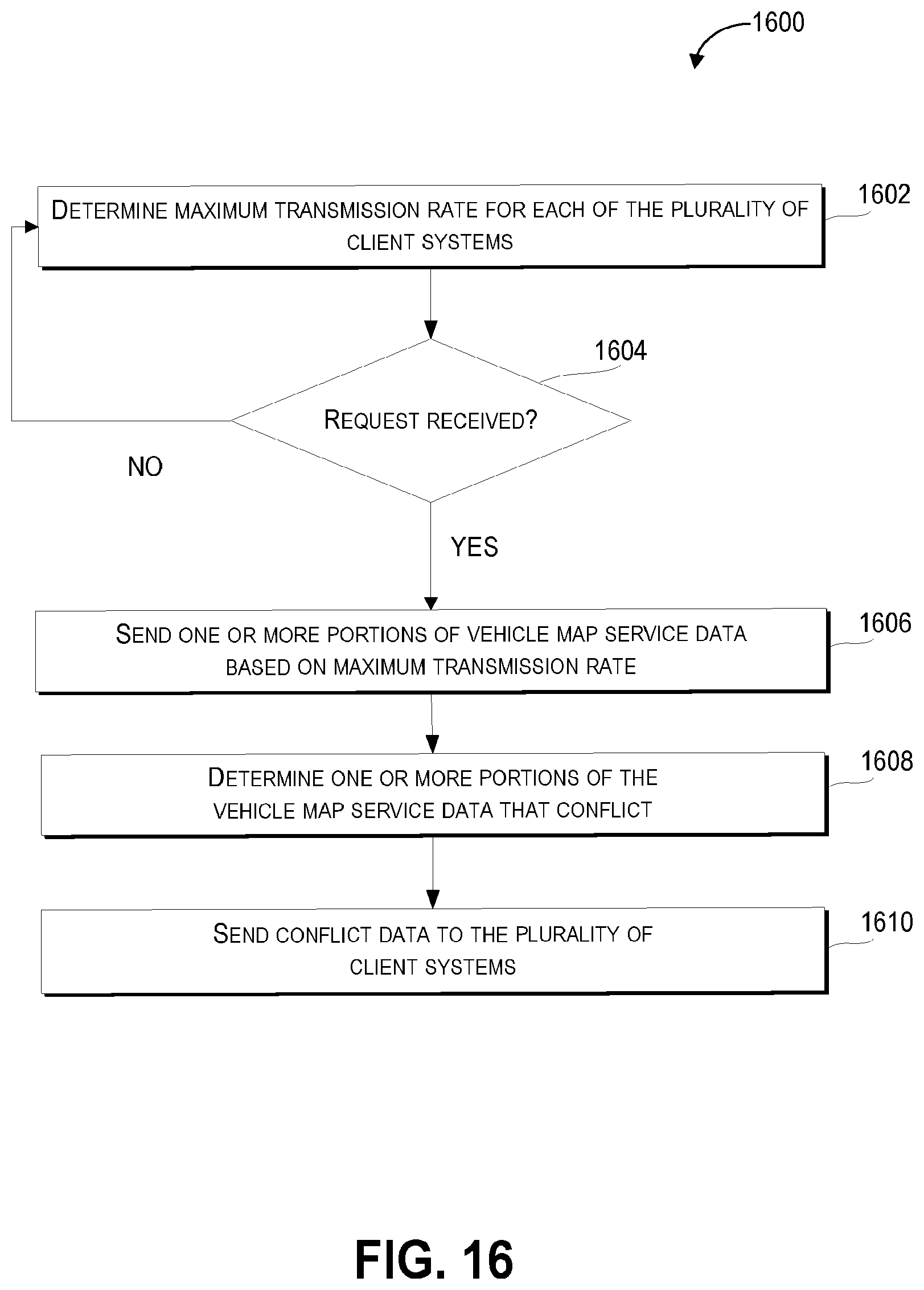 Patent US12120588 Figure 14 – Vehicle map service system