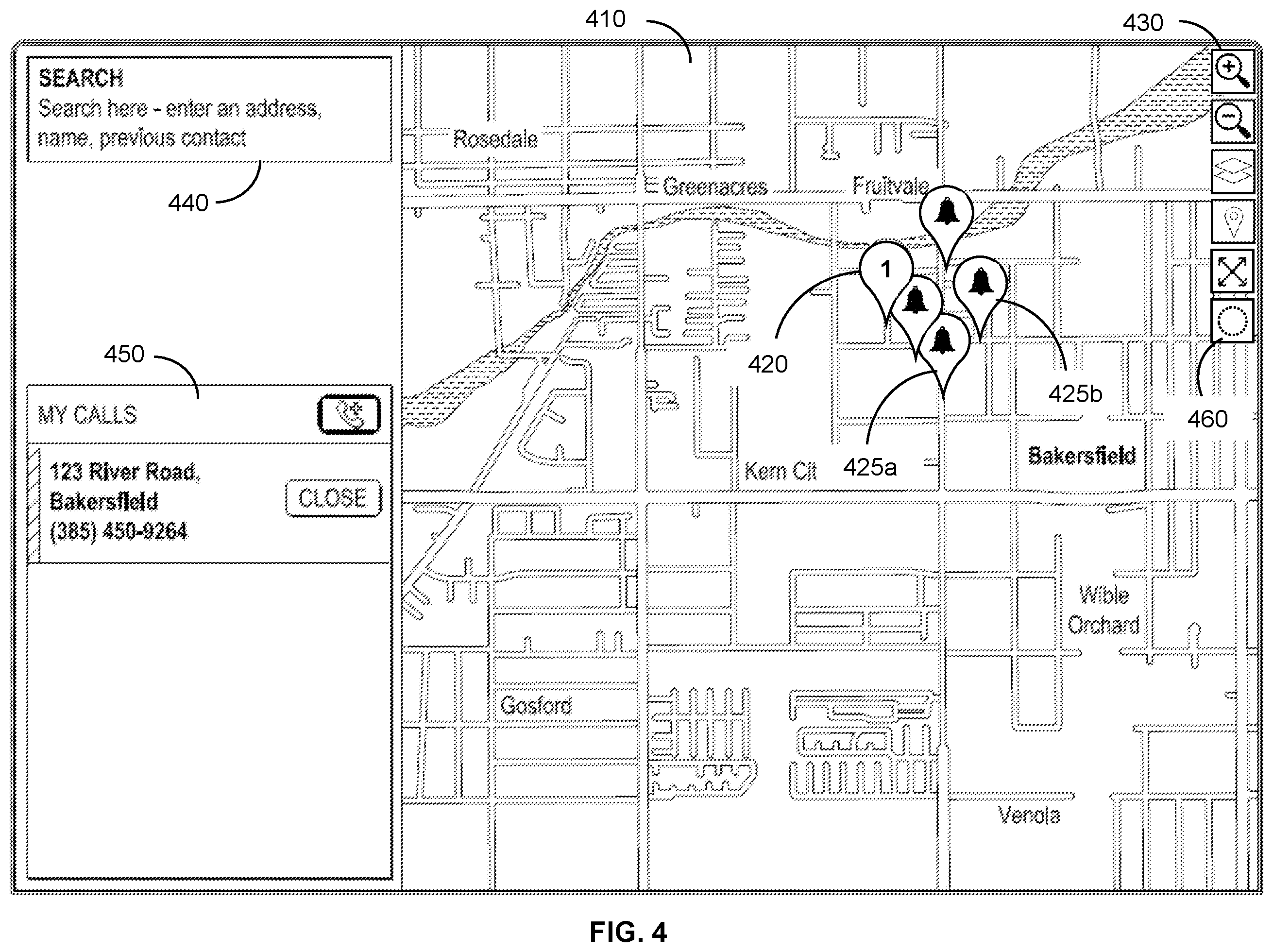 Patent US12120591 Figure 4 – Outbound SMS notifications to emergency callers