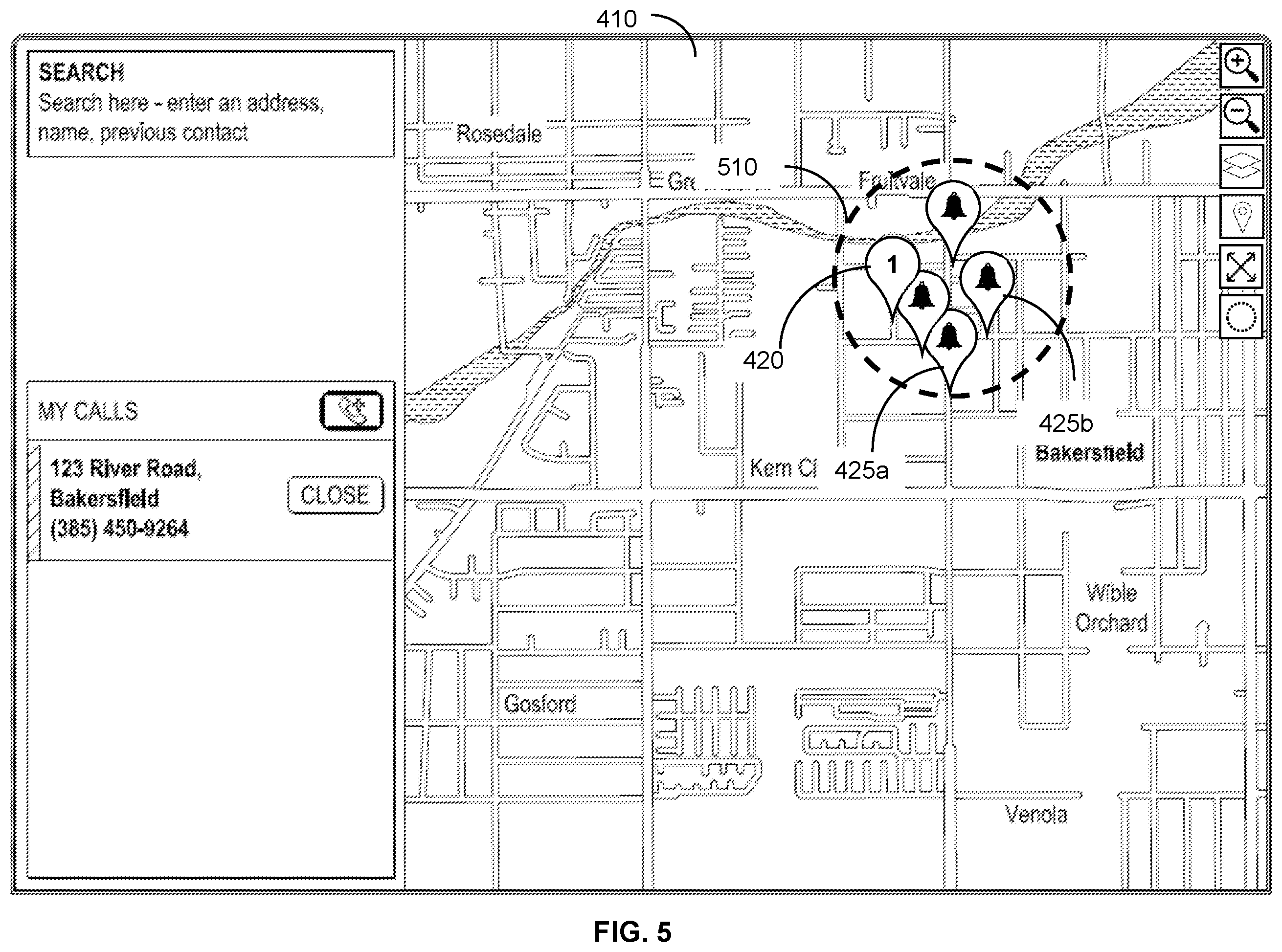 Patent US12120591 Figure 5 – Outbound SMS notifications to emergency callers