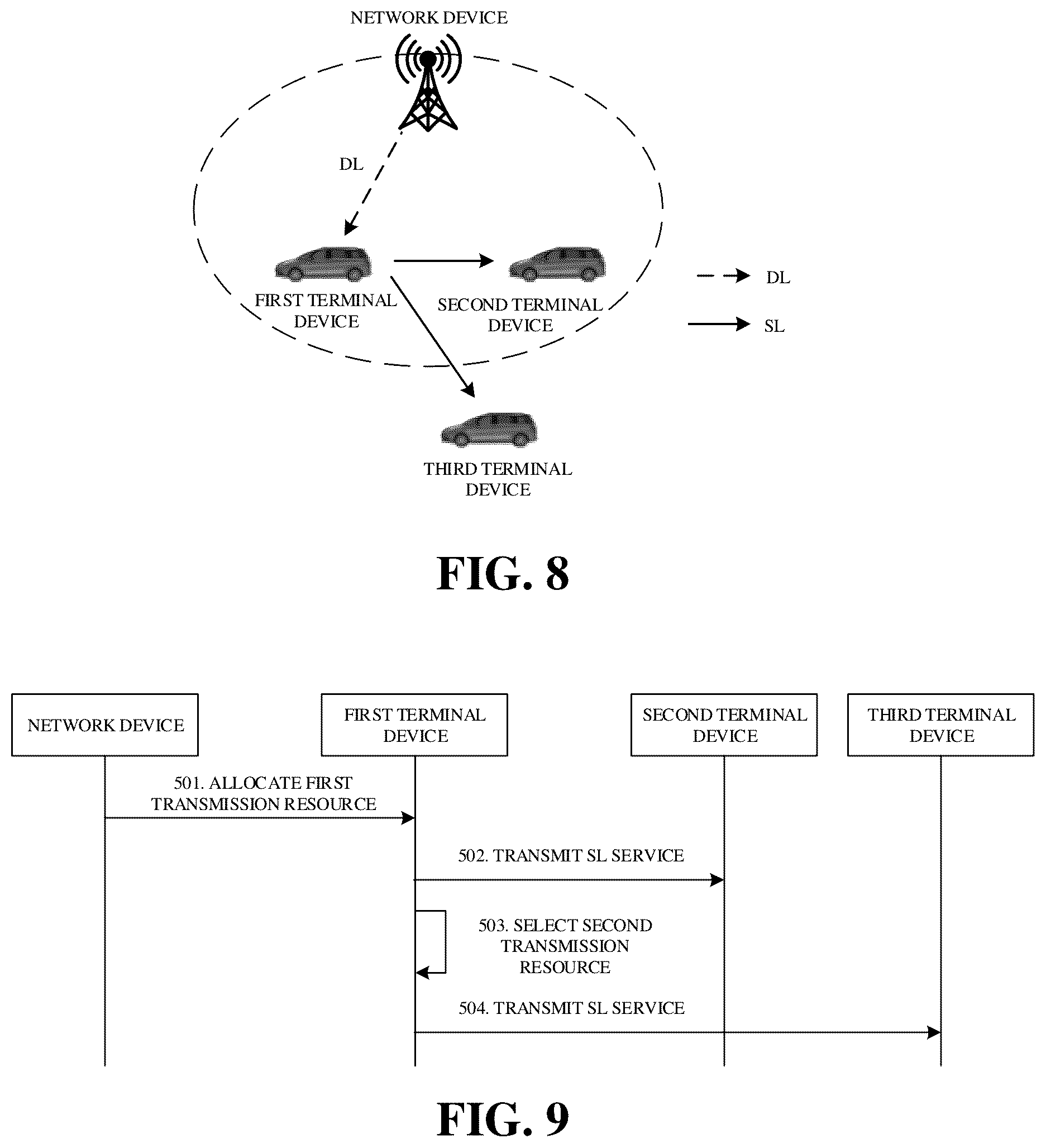Patent US12120643 Figure 4 – Methods for resource processing and devices