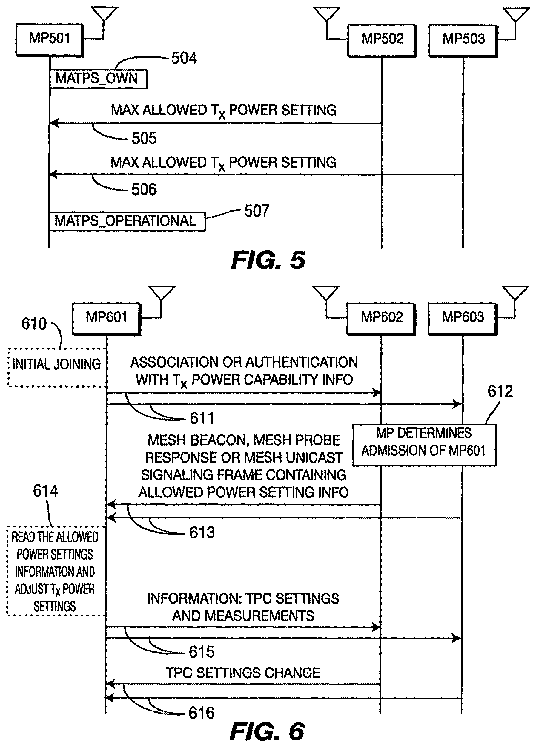 Patent US12120657 Figure 4 – Method for transmit and receive power control in mesh systems