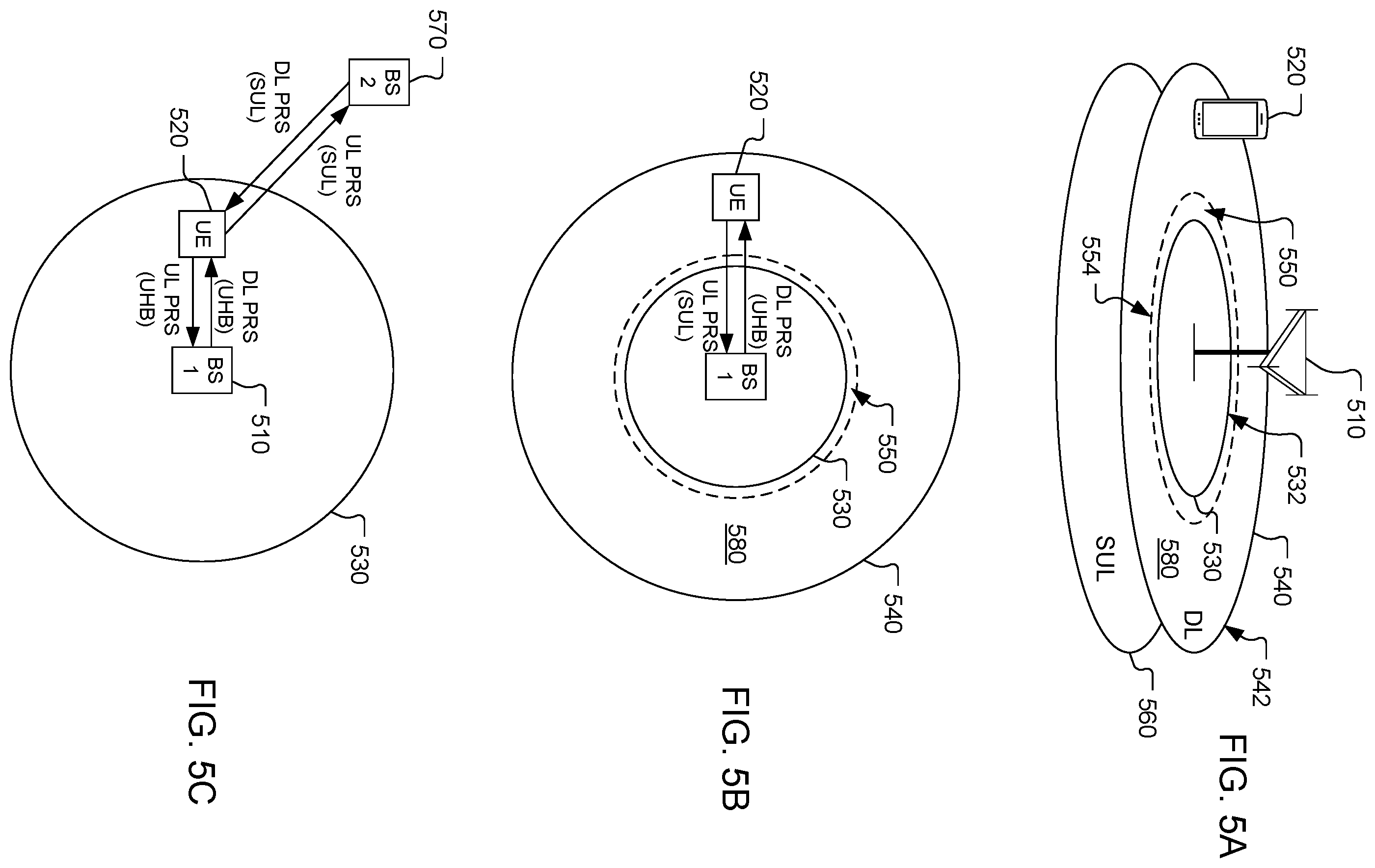 Patent US12120712 Figure 5 – Low-frequency uplink signal based positioning