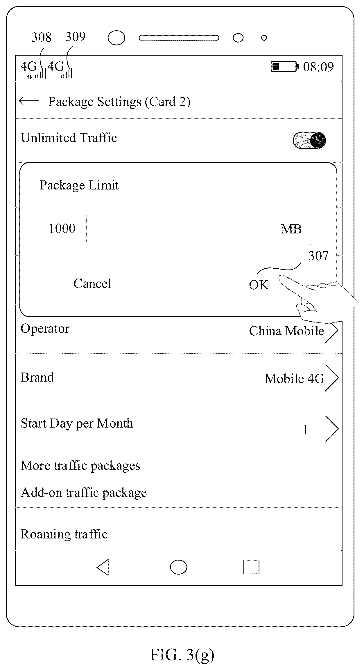 Patent US12120772 Figure 9 – Network access card switching method and electronic device