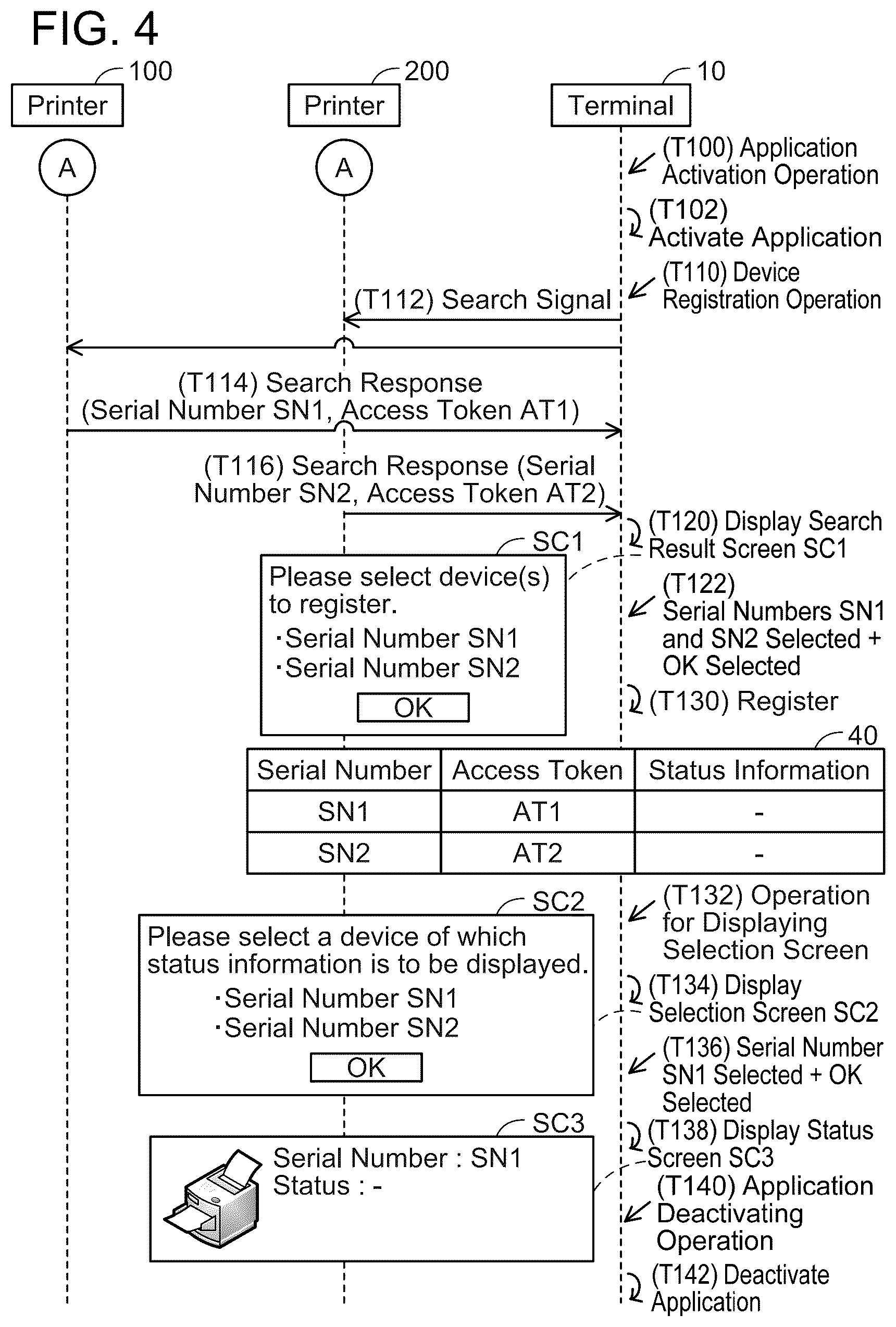 Patent US12120773 Figure 4 – Non-transitory computer-readable recording medium storing application program including computer-readable instructions for terminal device and method for controlling terminal device