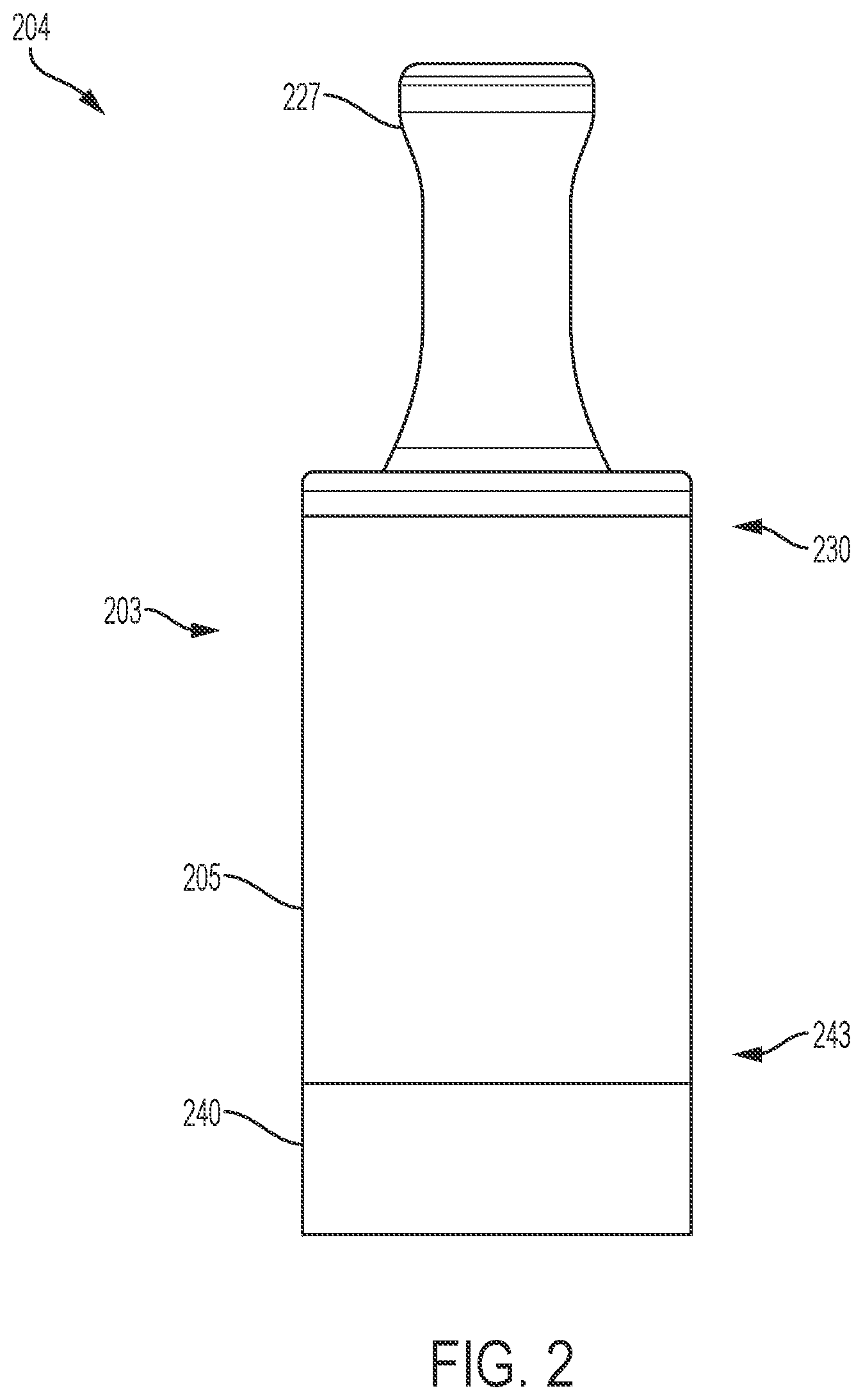 Patent US12120778 Figure 2 – Aerosol delivery device including a ceramic wicking element
