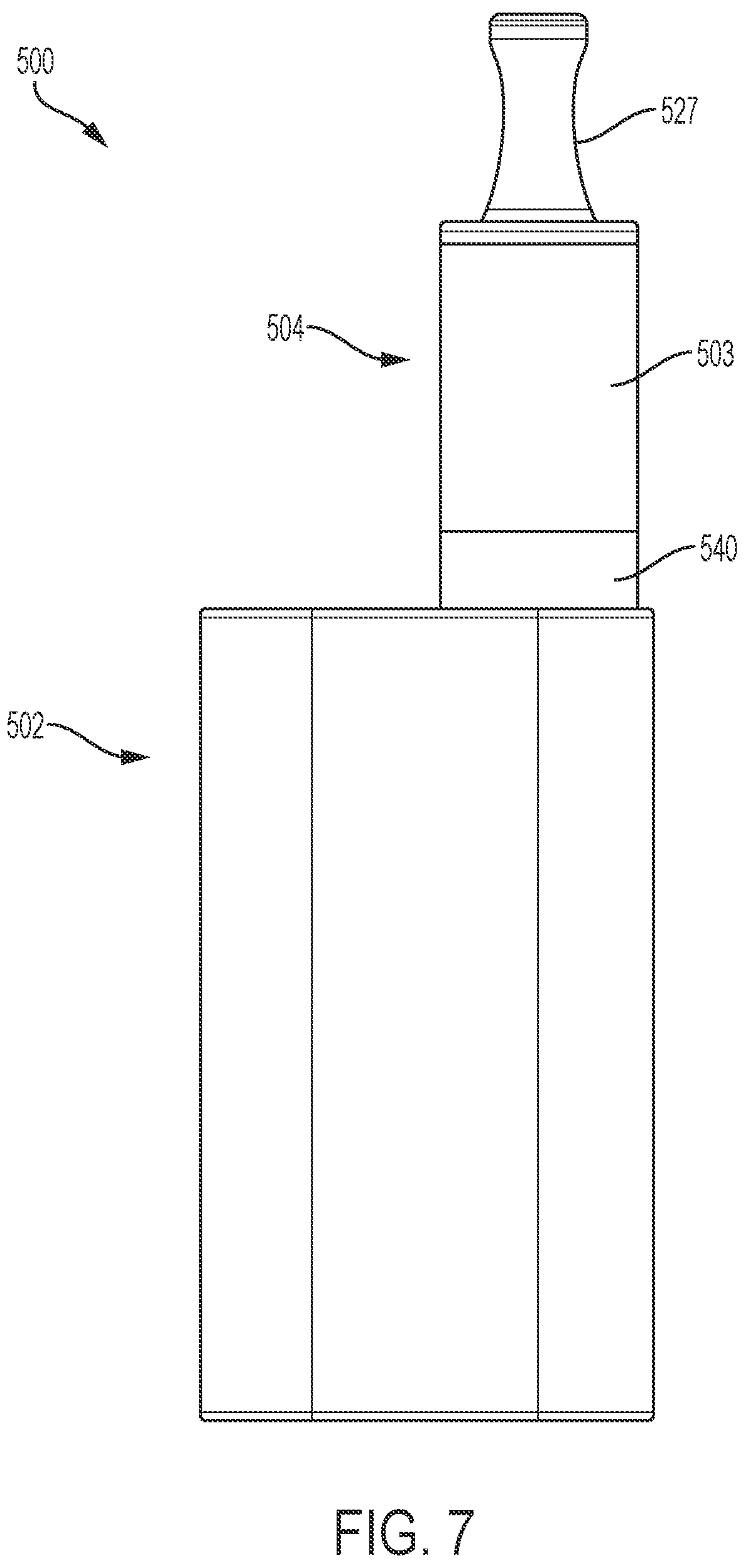 Patent US12120778 Figure 7 – Aerosol delivery device including a ceramic wicking element