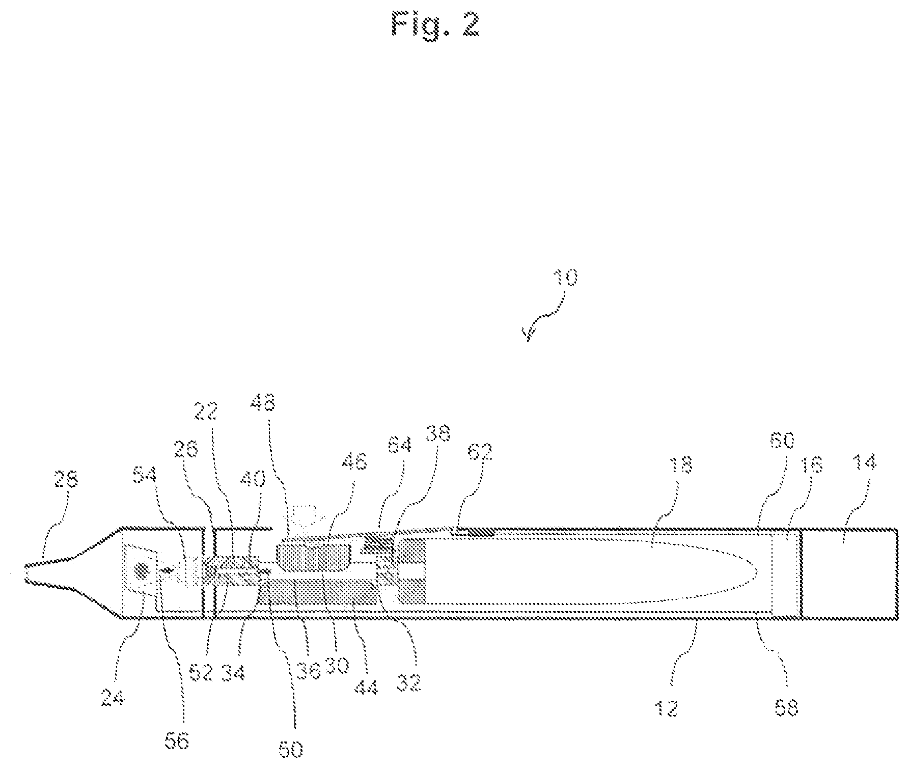 Patent US12120779 Figure 2 – Aerosol-generating system with pump