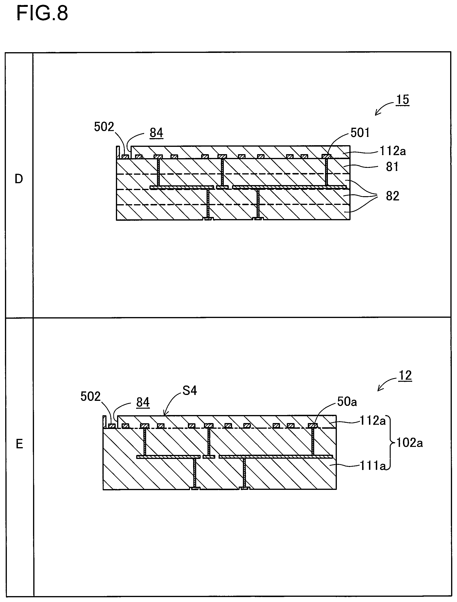 Patent US12120781 Figure 8 – Method of manufacturing holding device, method of manufacturing structure for holding device, and holding device