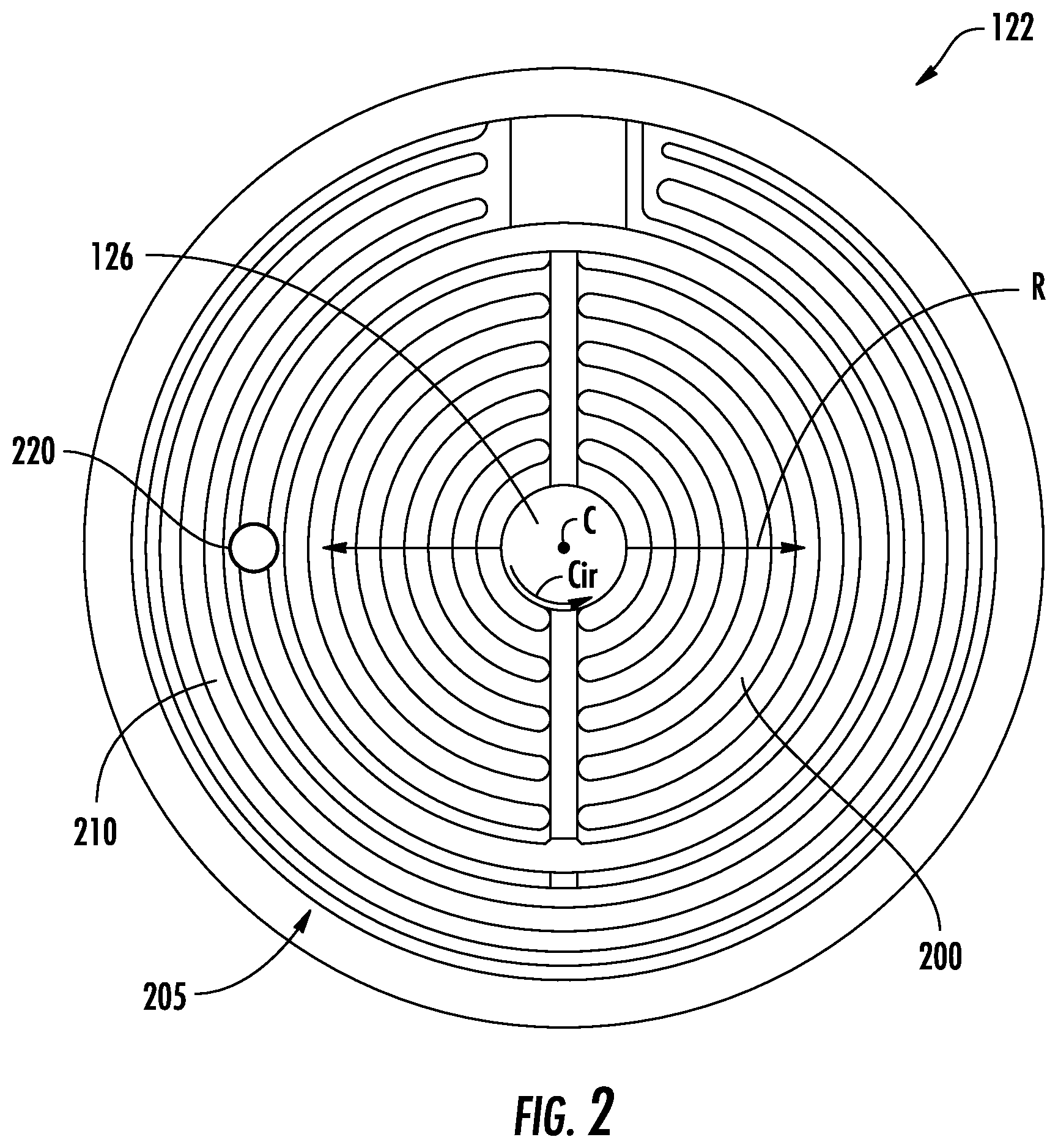 Patent US12120785 Figure 2 – Cooking system with cooktop appliance and programmed magnet