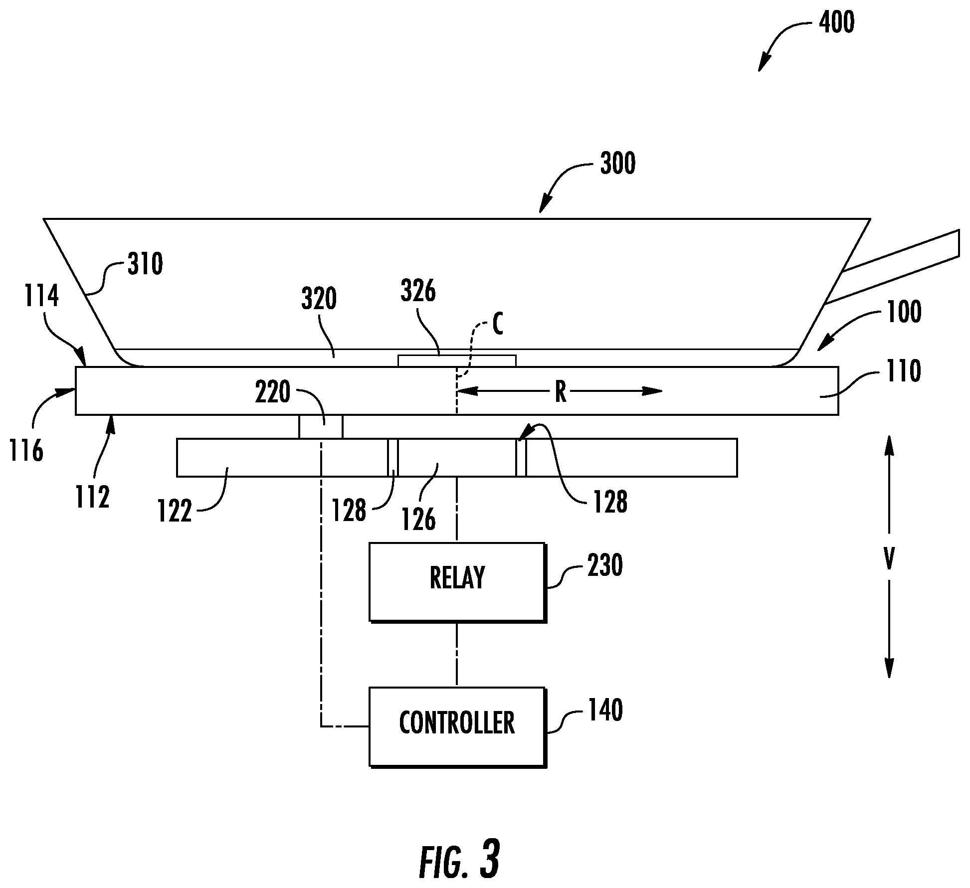 Patent US12120785 Figure 3 – Cooking system with cooktop appliance and programmed magnet