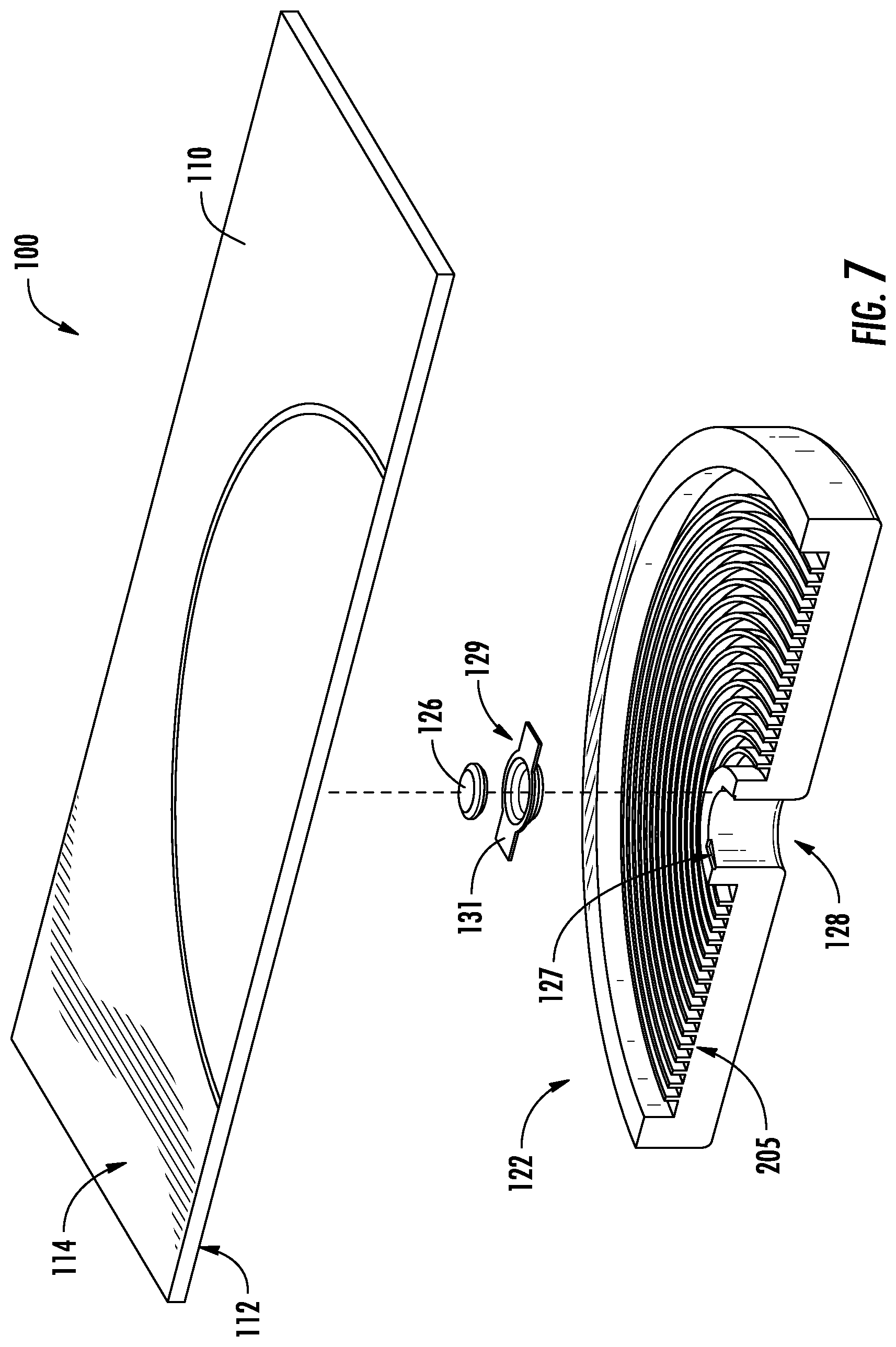 Patent US12120785 Figure 7 – Cooking system with cooktop appliance and programmed magnet