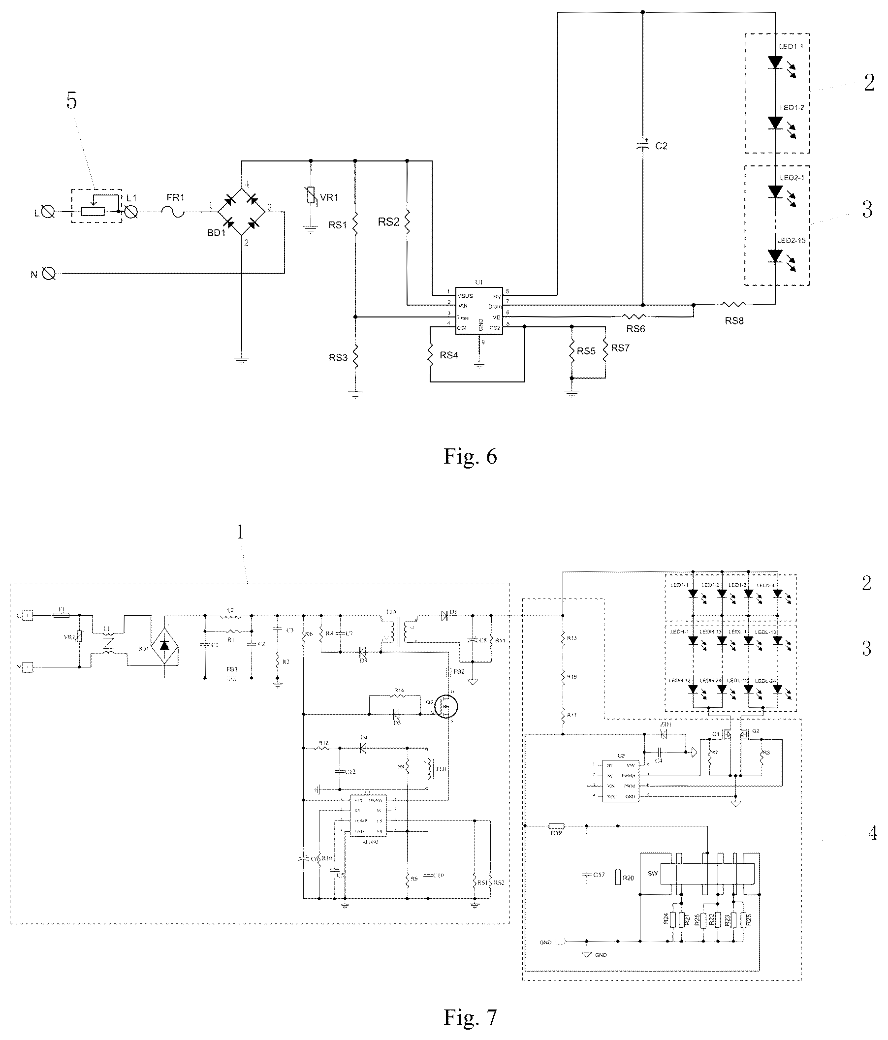 Patent US12120787 Figure 6 – Control circuit for a light adjustment and a tone adjustment and an implementation method thereof