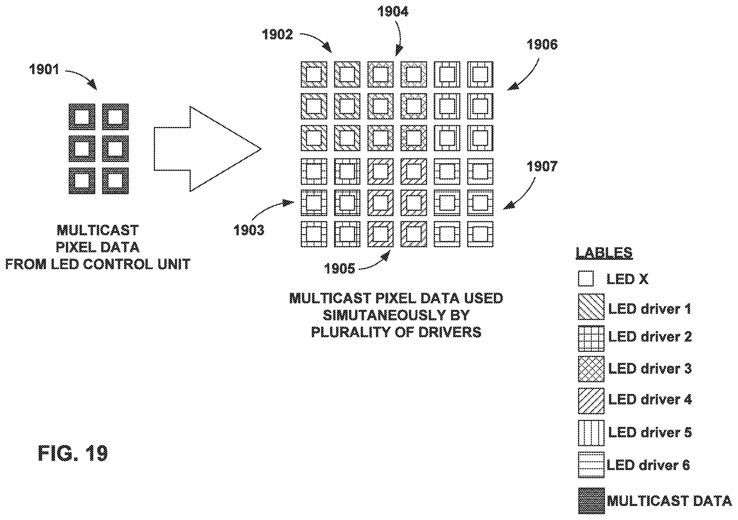Patent US12120788 Figure 16 – Interfaces and techniques for cost effective control of light emitting diodes in a vehicle