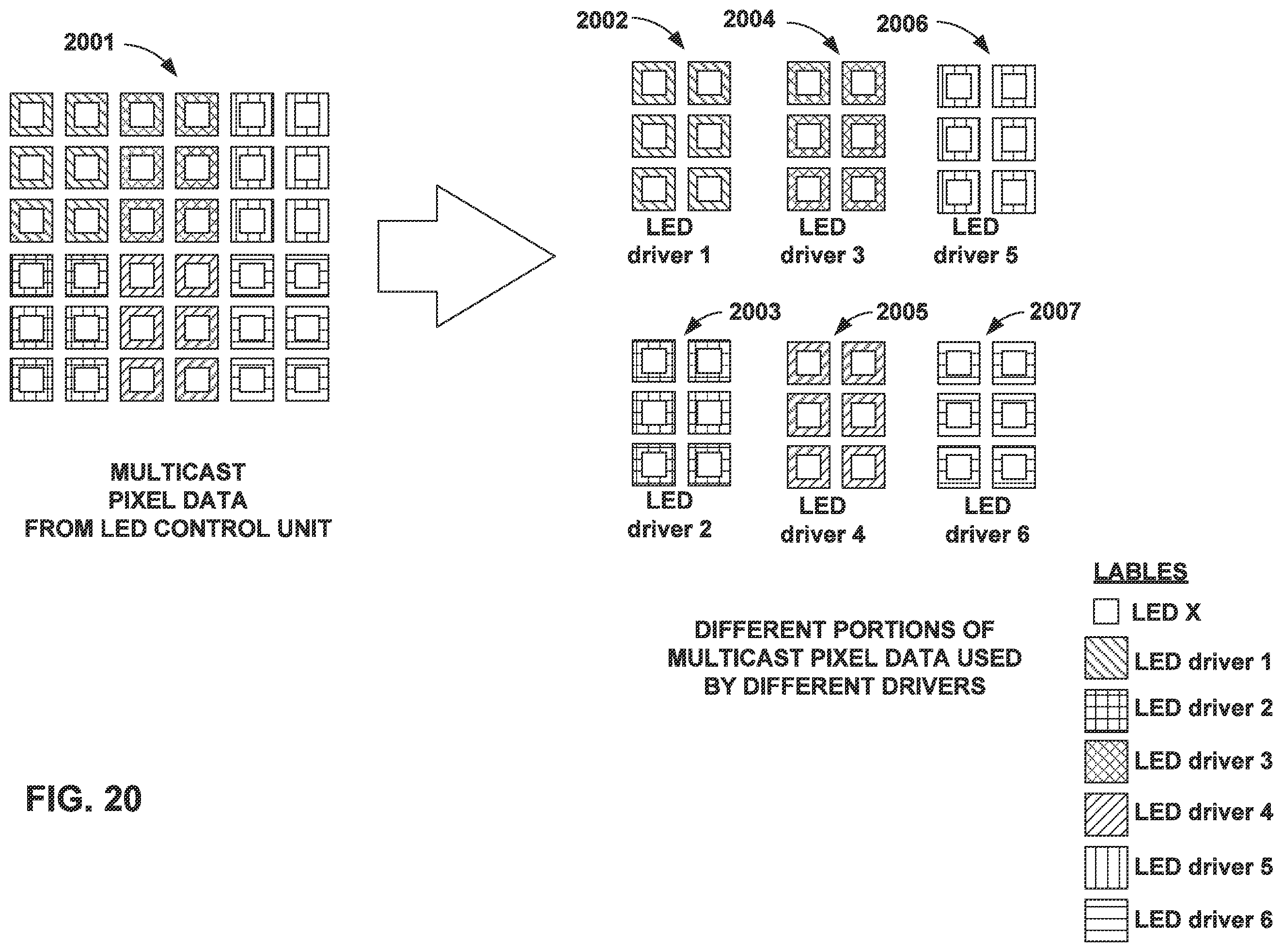 Patent US12120788 Figure 17 – Interfaces and techniques for cost effective control of light emitting diodes in a vehicle