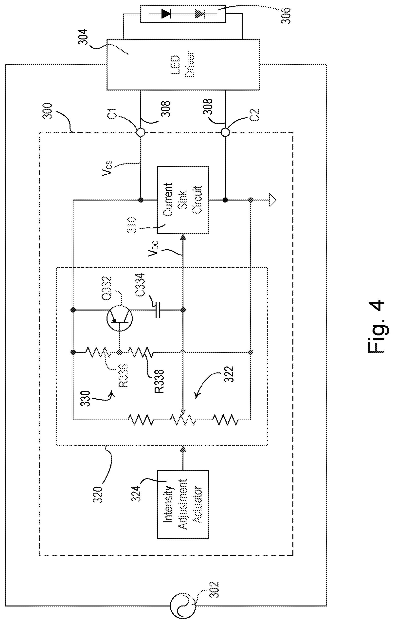 Patent US12120789 Figure 4 – Load control device for controlling a driver for a lighting load