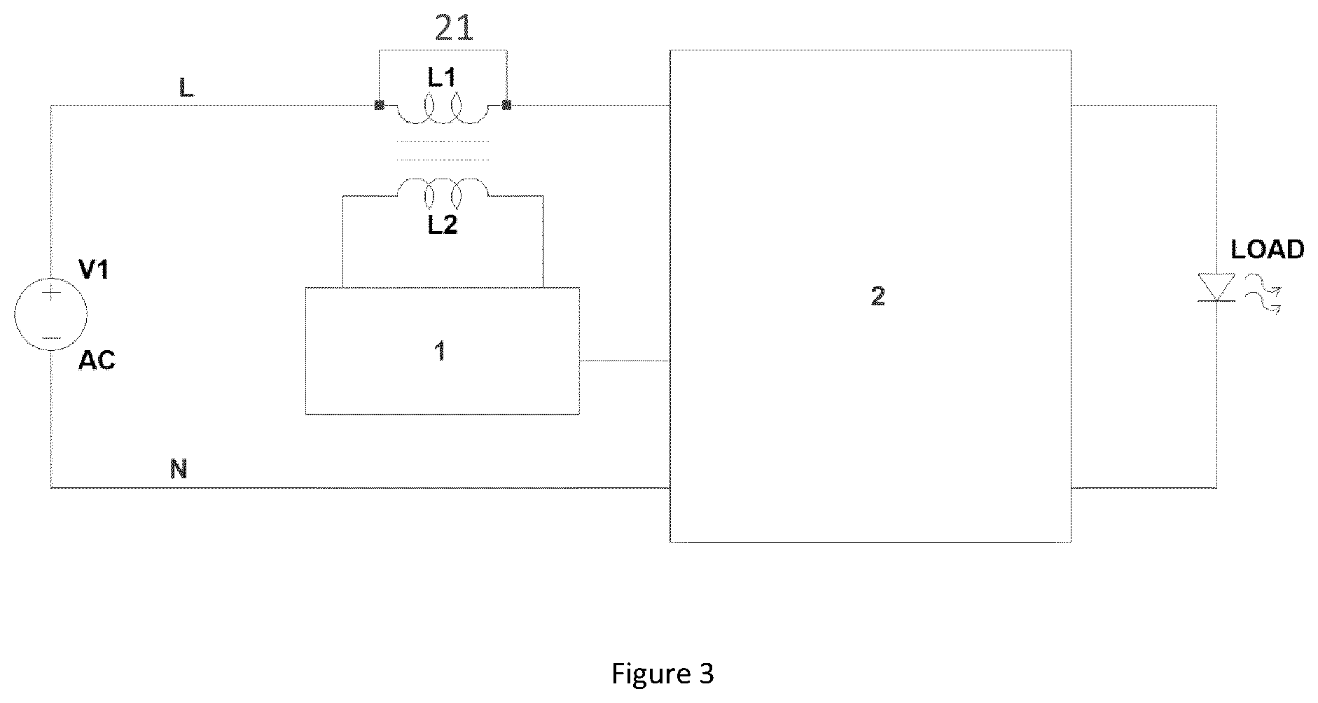Patent US12120792 Figure 3 – Current transformer with bypass for use in a surge detector