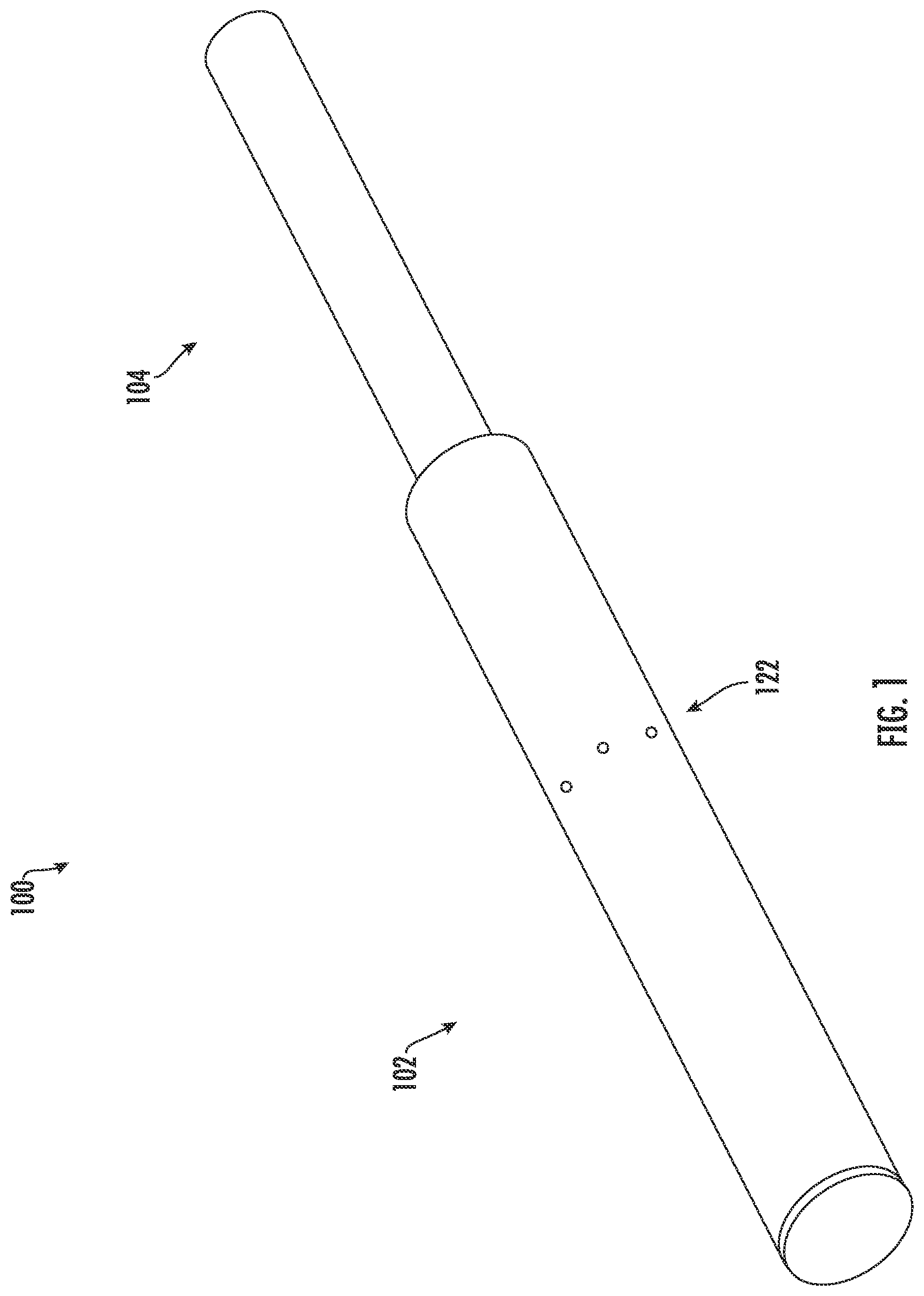 Patent US12120801 Figure 1 – Aerosol delivery device with integrated thermal conductor