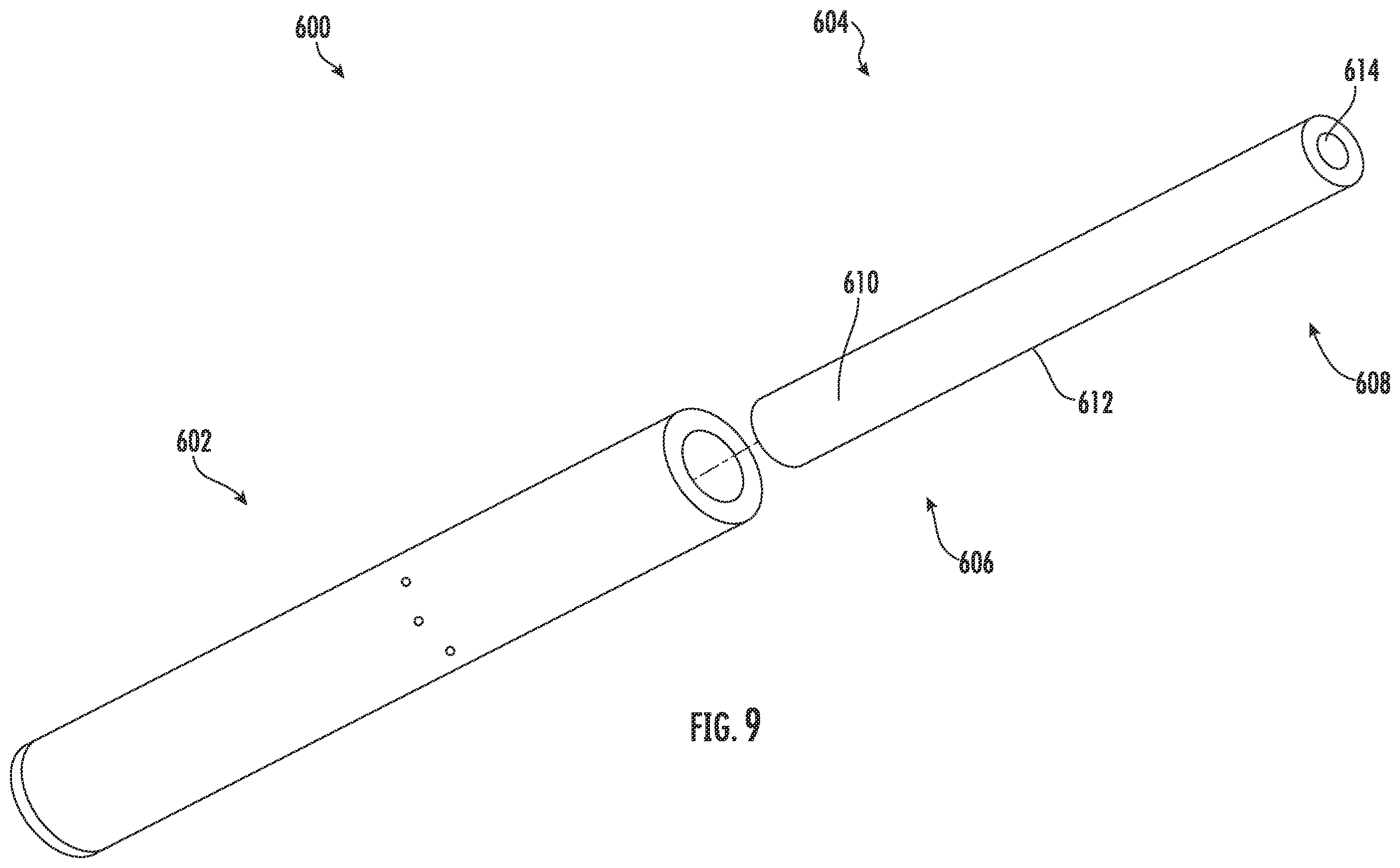 Patent US12120801 Figure 8 – Aerosol delivery device with integrated thermal conductor