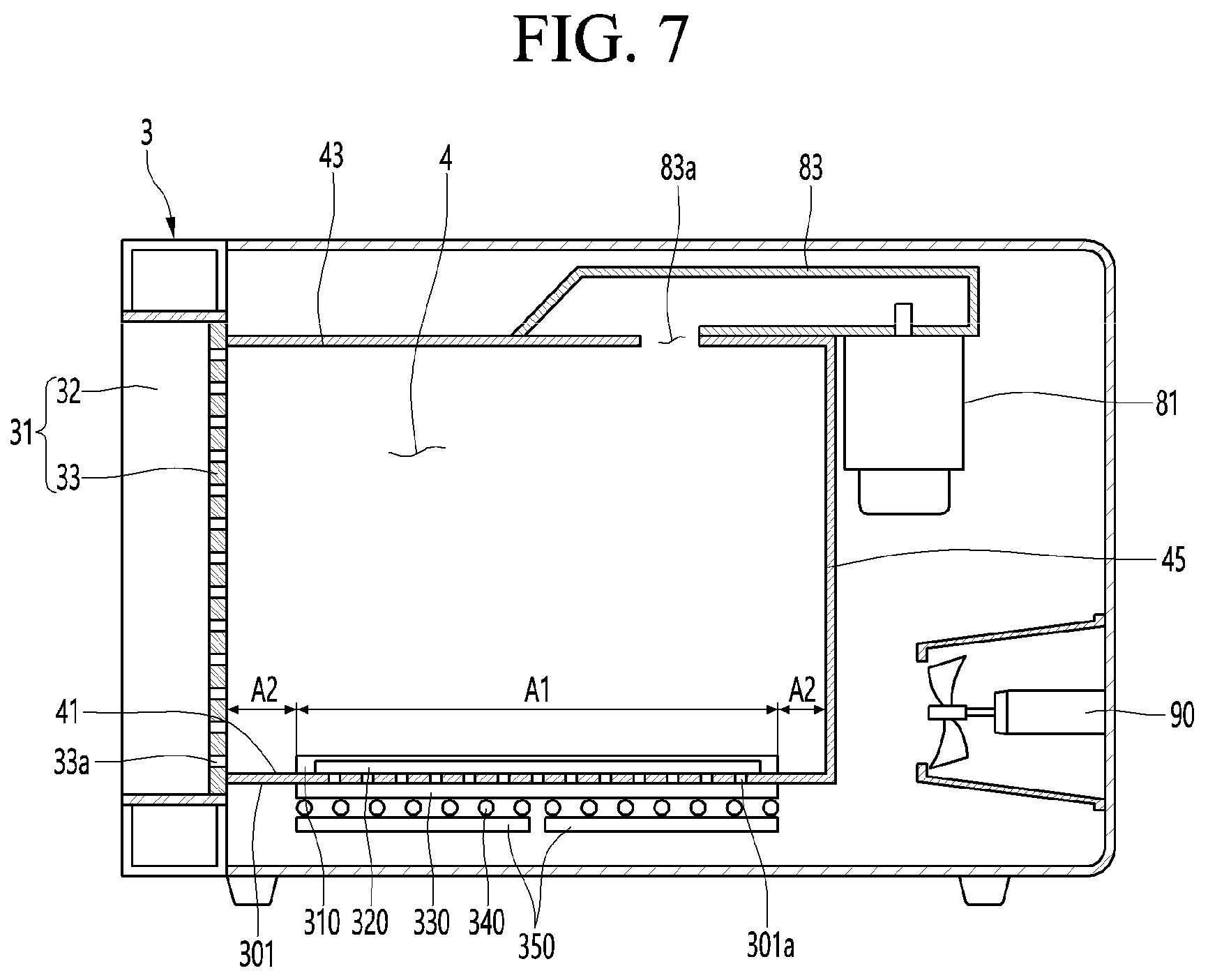 Patent US12120802 Figure 4 – Cooking appliance