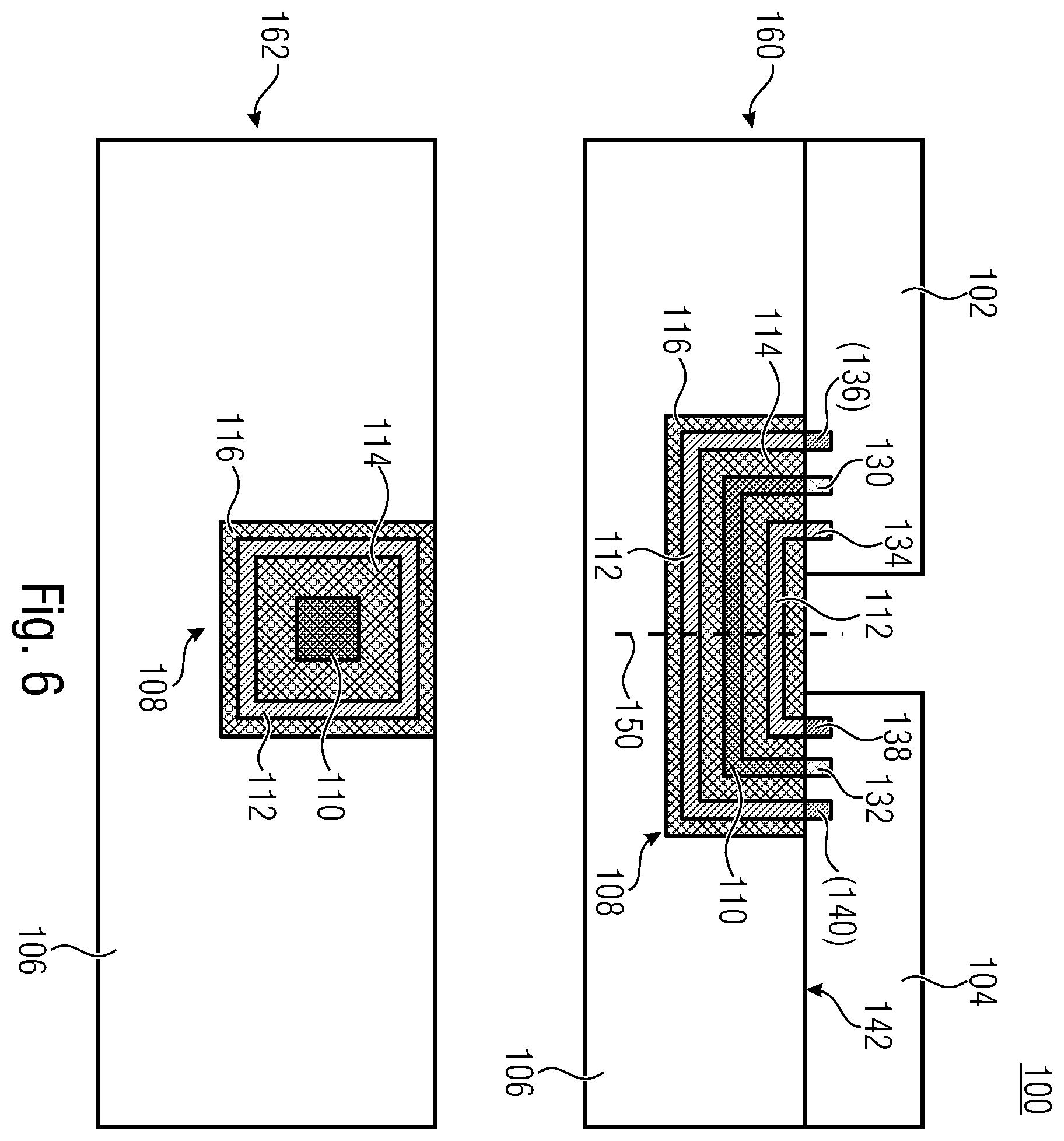 Patent US12120813 Figure 6 – Radio-frequency arrangement having two interconnected radio-frequency components