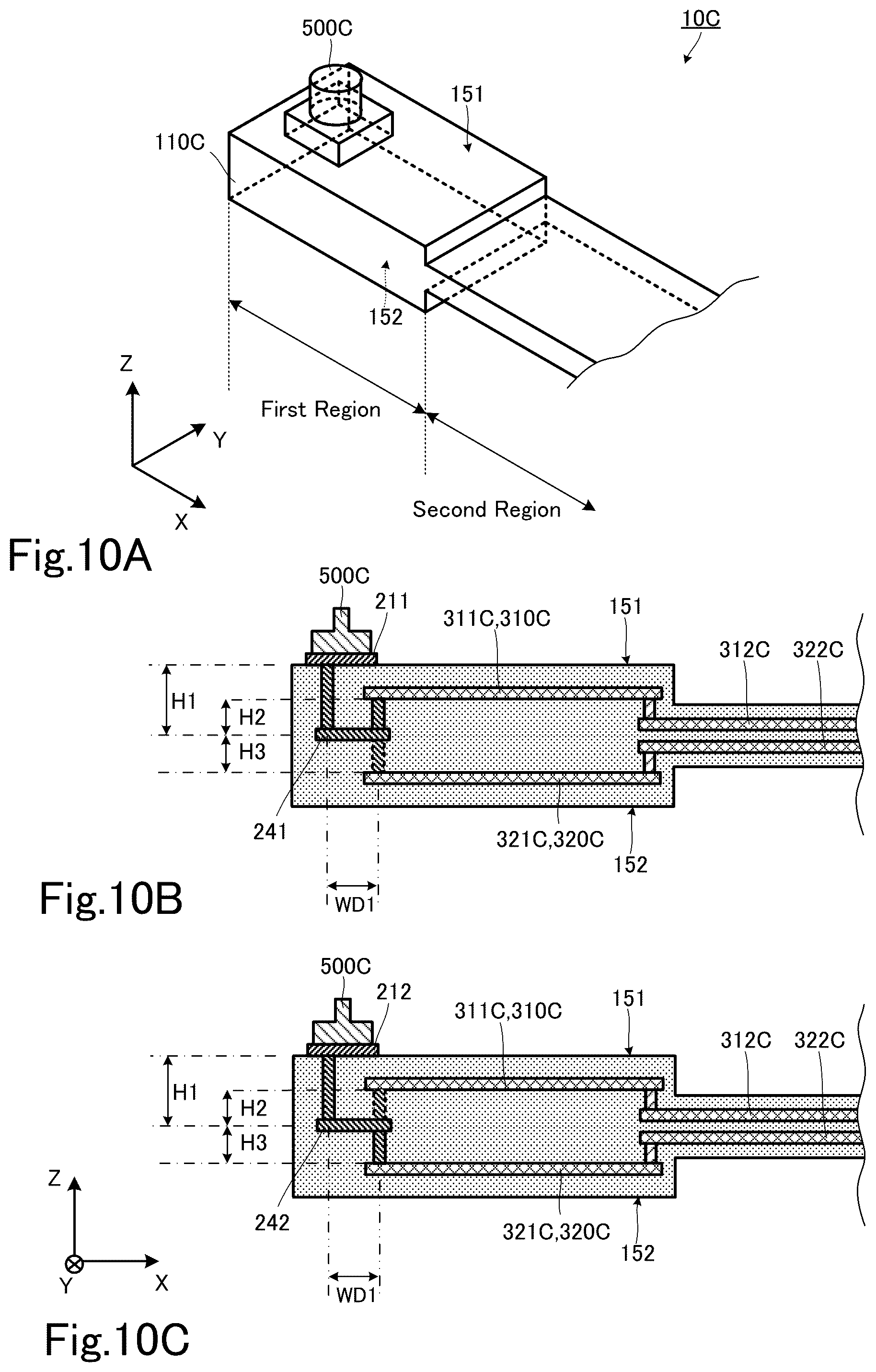 Patent US12120815 Figure 10 – Multilayer substrate