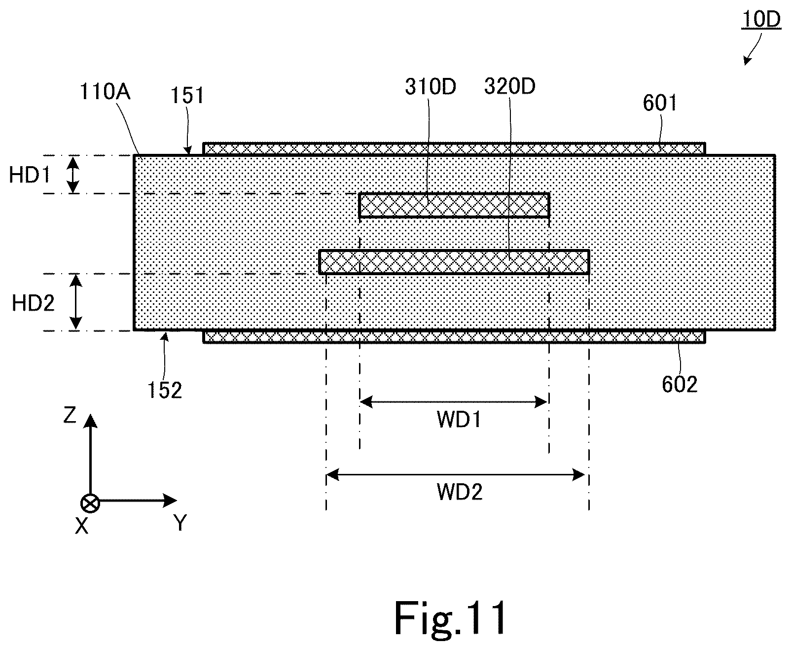Patent US12120815 Figure 11 – Multilayer substrate