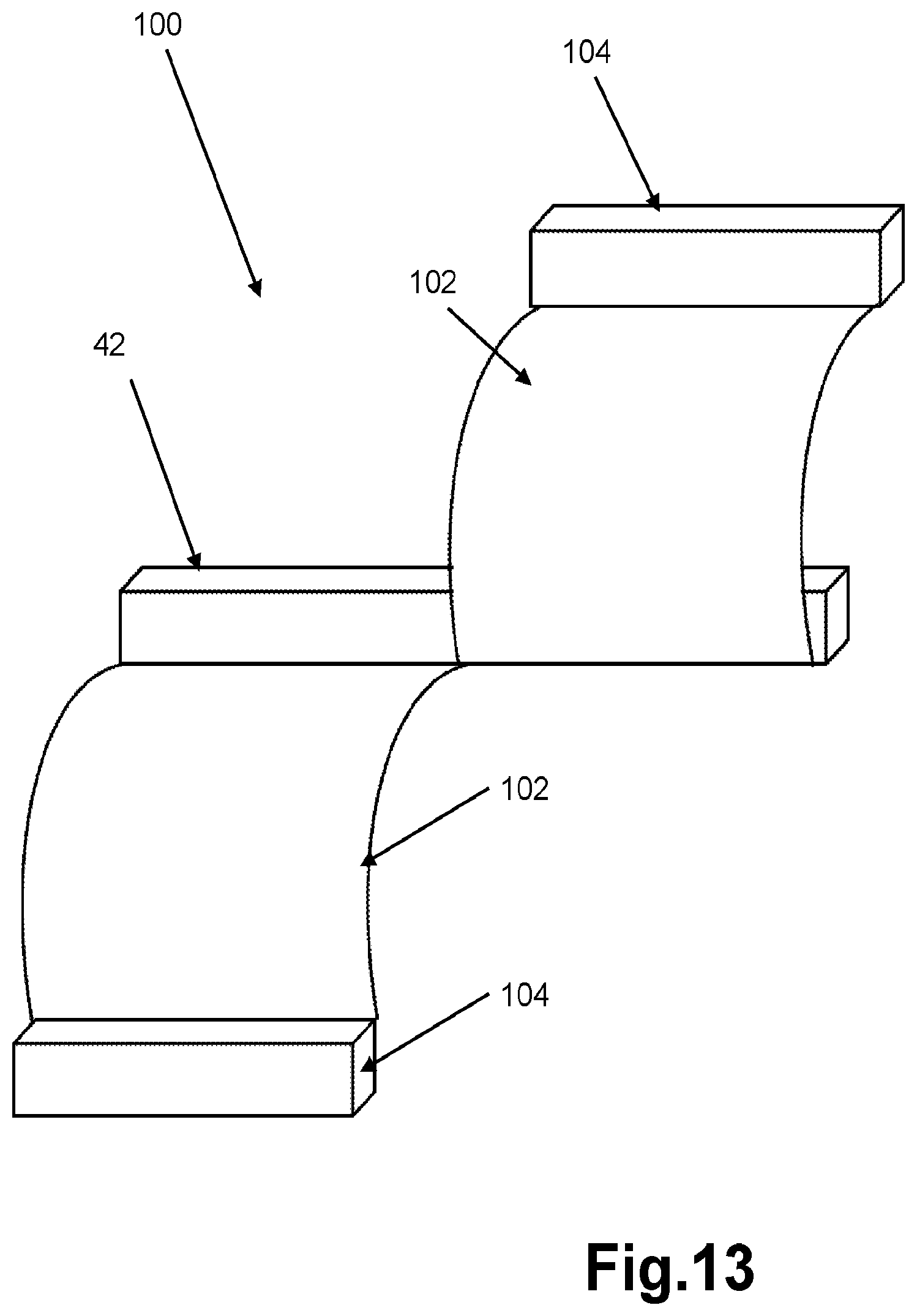 Patent US12120821 Figure 11 – Flexible jumper with a mounting frame