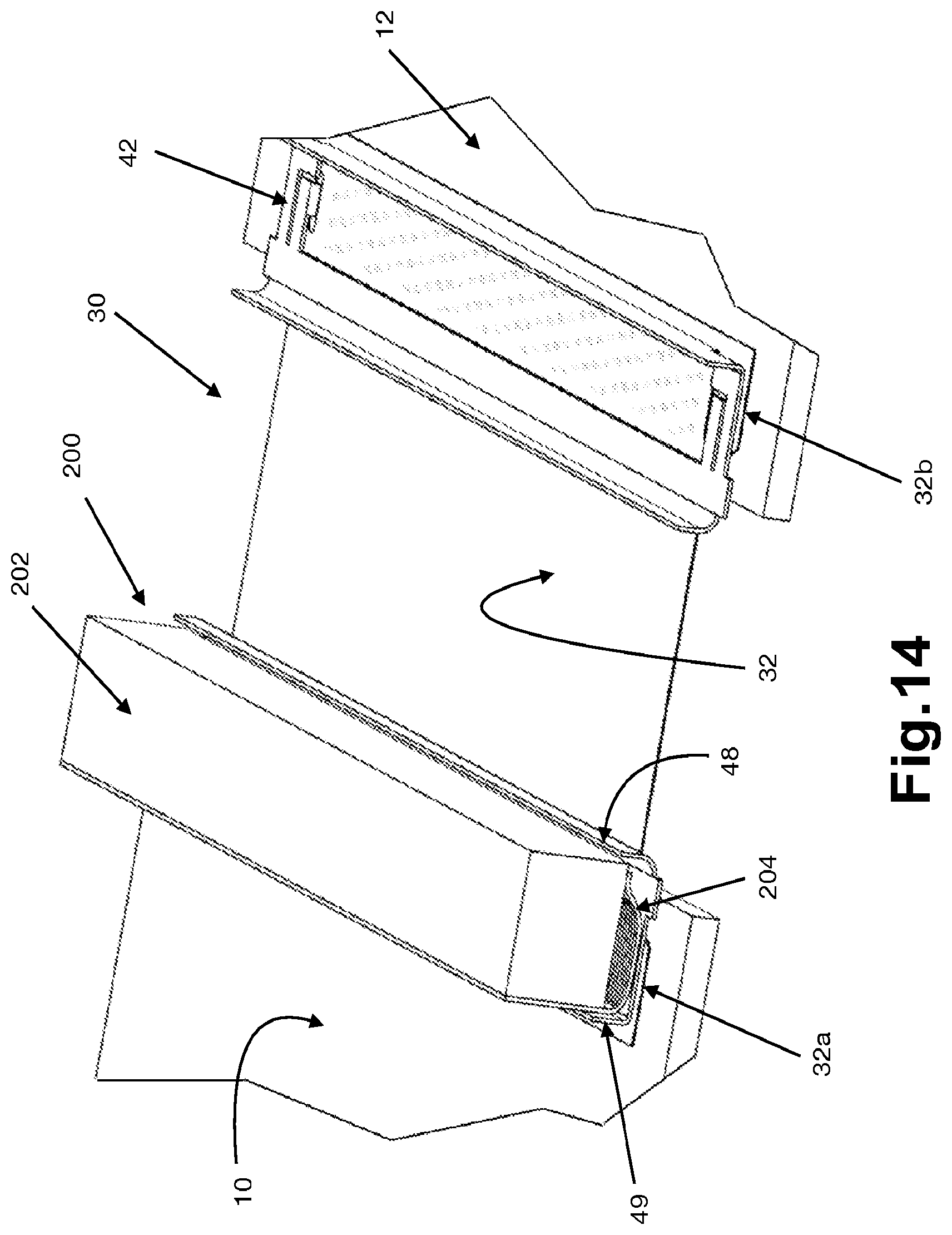 Patent US12120821 Figure 12 – Flexible jumper with a mounting frame