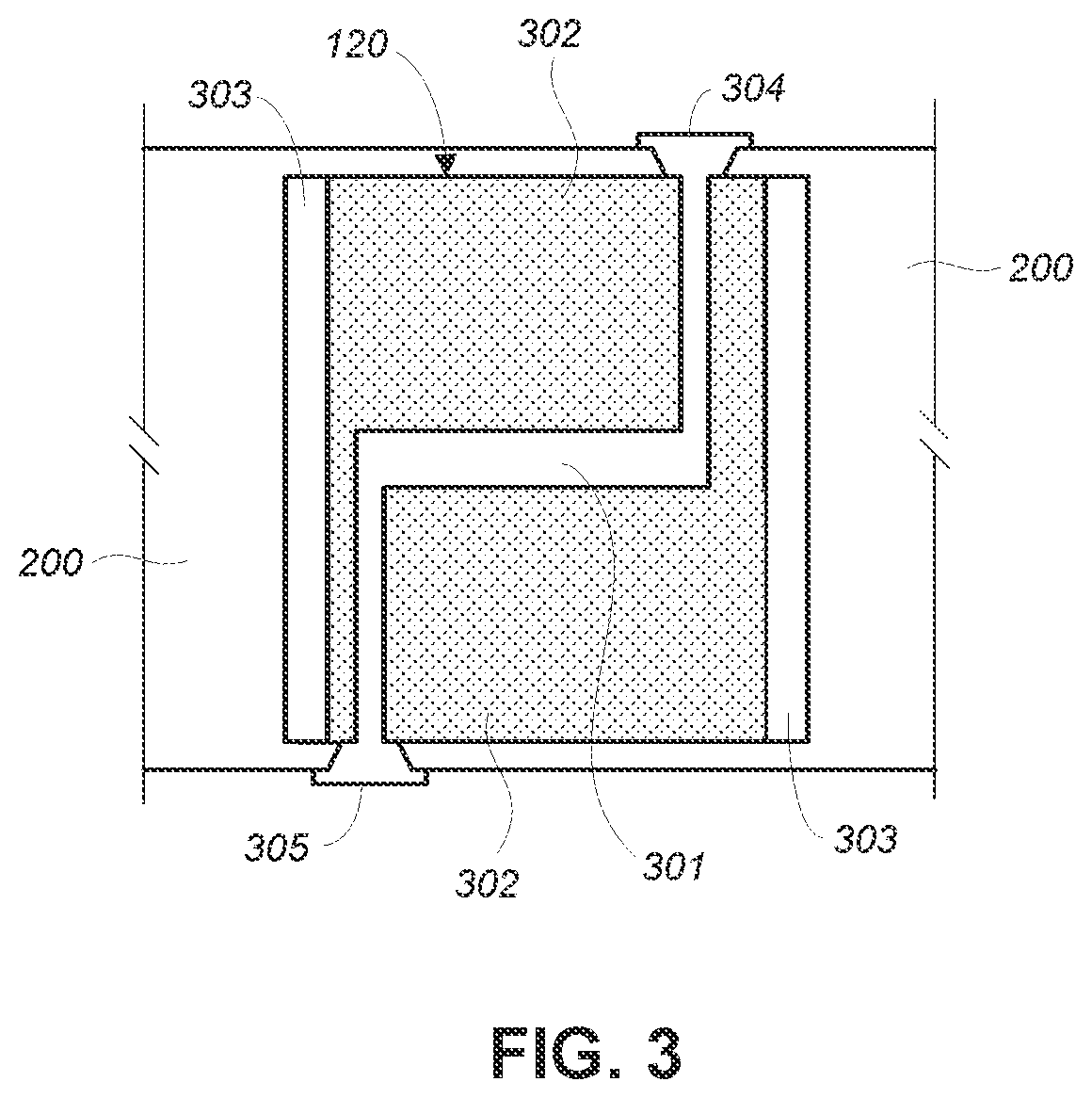 Patent US12120822 Figure 3 – Power module with output inductors and output capacitors that are embedded within substrate layers