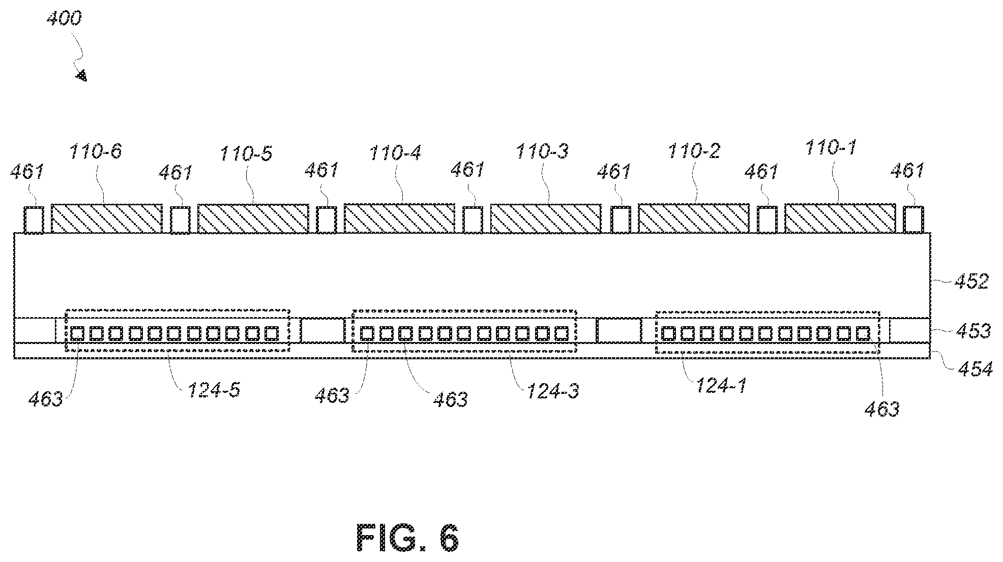 Patent US12120822 Figure 6 – Power module with output inductors and output capacitors that are embedded within substrate layers