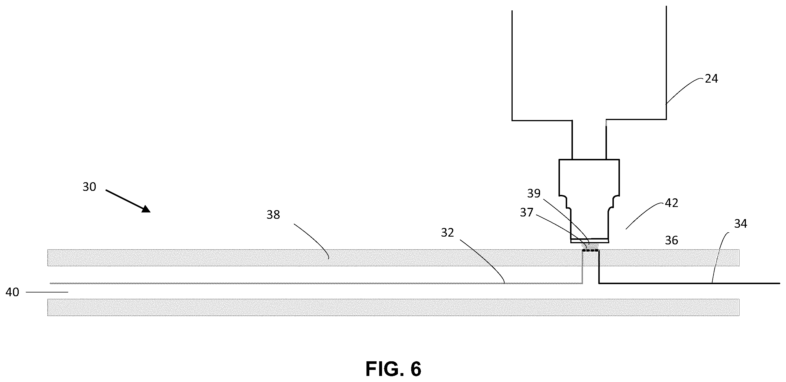 Patent US12120823 Figure 6 – Method of manufacturing textile with conductive yarns and integrated electronics