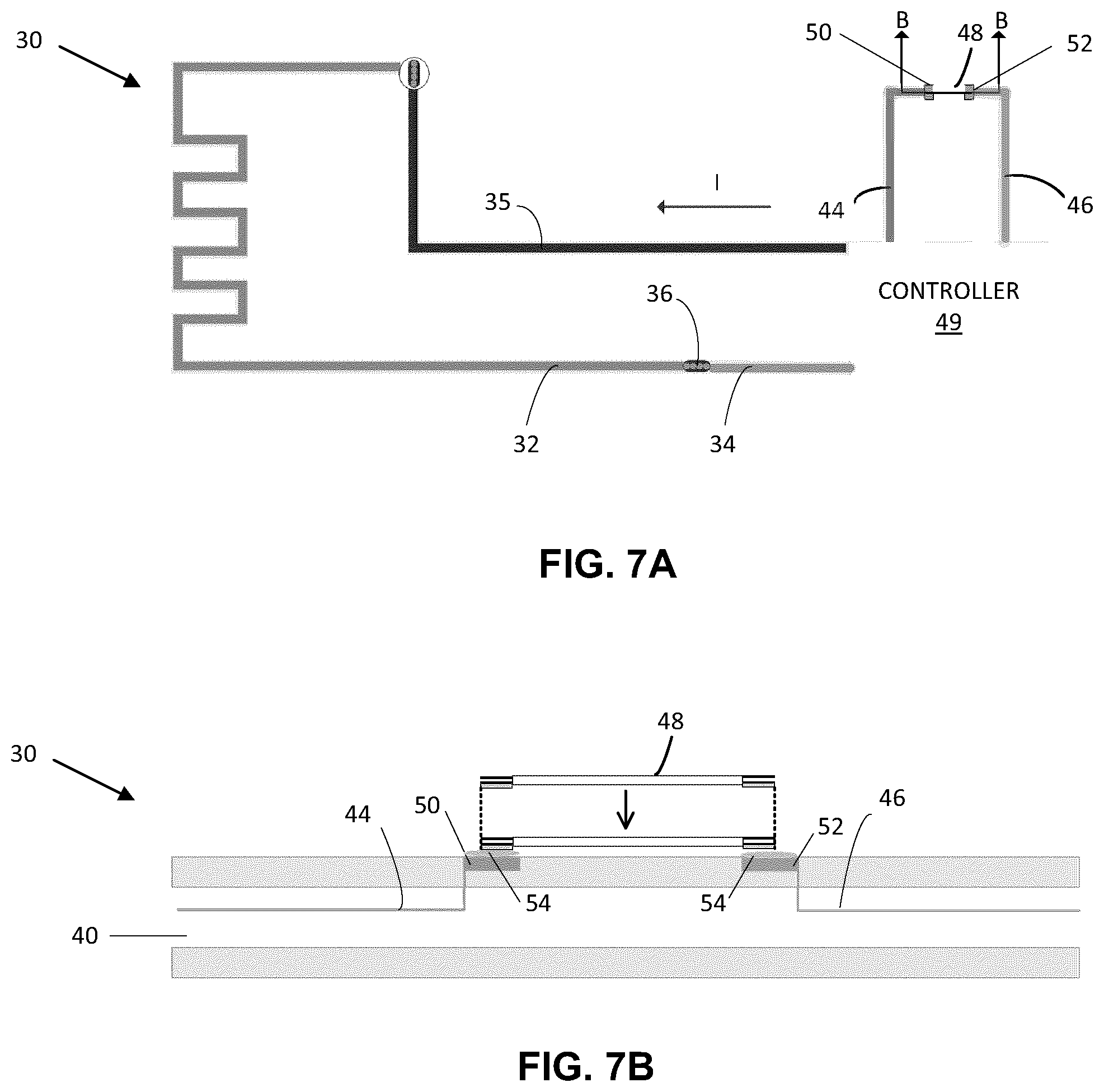 Patent US12120823 Figure 7 – Method of manufacturing textile with conductive yarns and integrated electronics